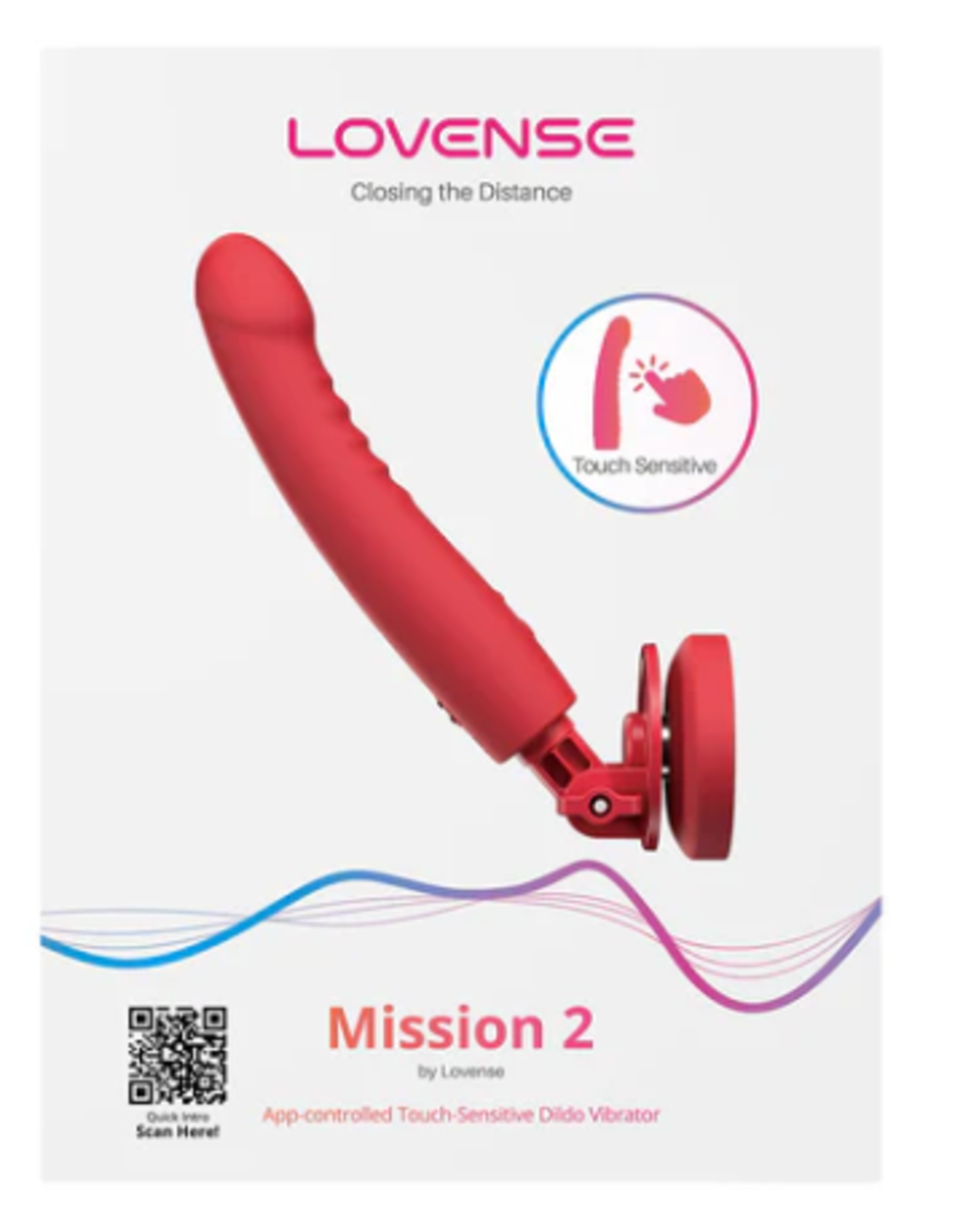 Lovense Lovense - Mission 2 - Vibrating Dildo