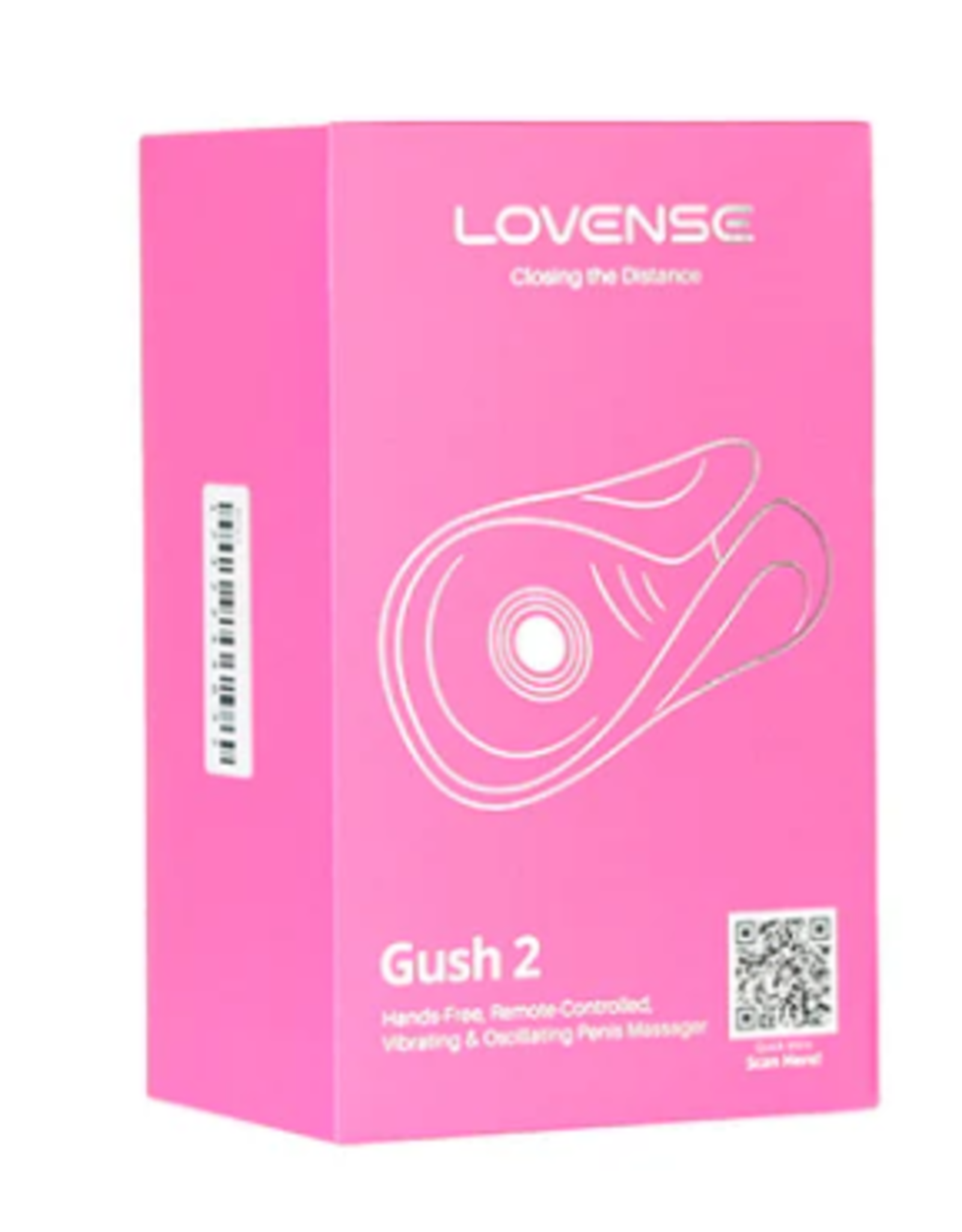 Lovense Lovense - Gush 2 - Bluetooth Vibrating & Oscillating Penis Massager