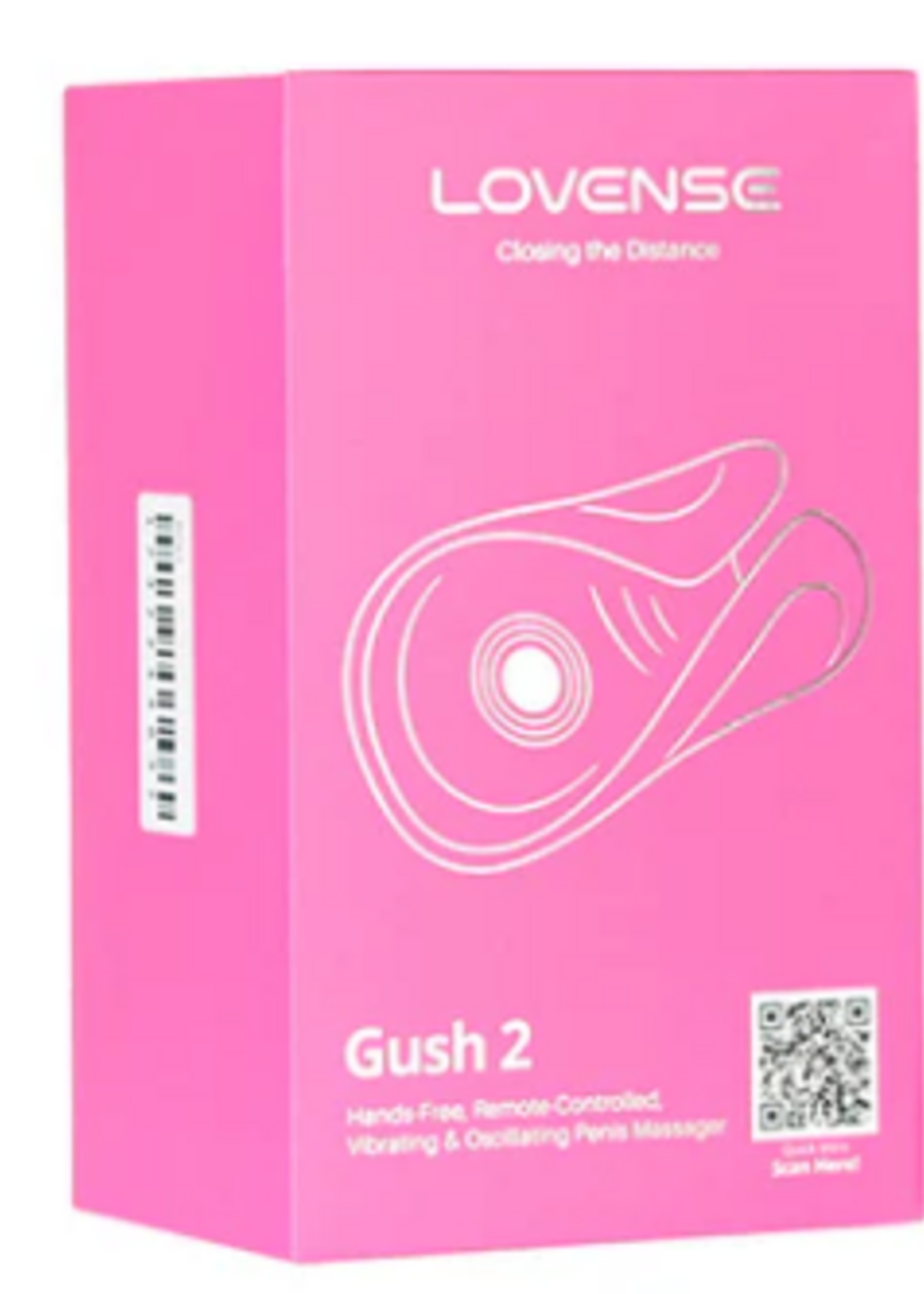 Lovense Lovense - Gush 2 - Bluetooth Vibrating & Oscillating Penis Massager