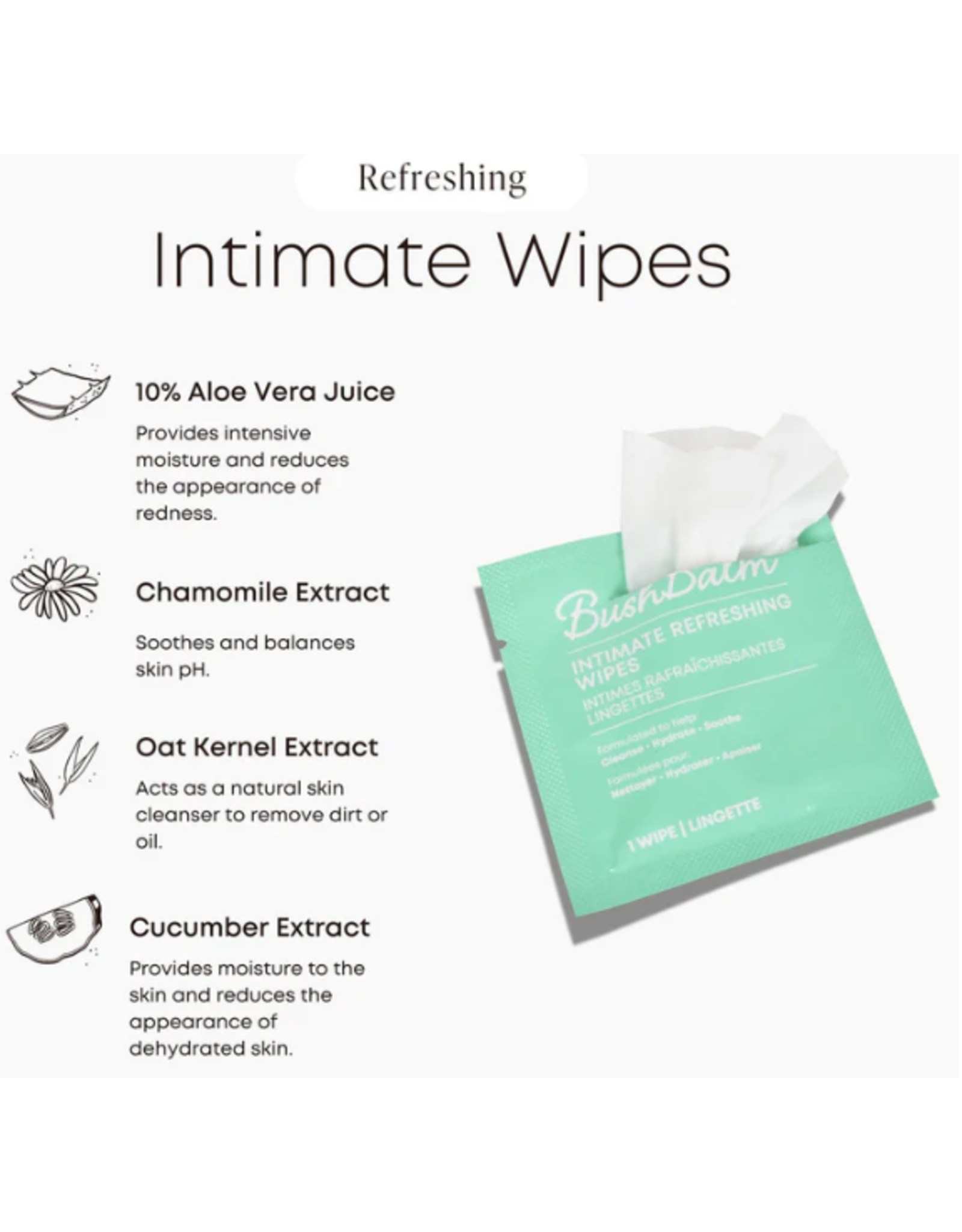 Bush Balm Bush Balm Intimate Refreshing Wipe