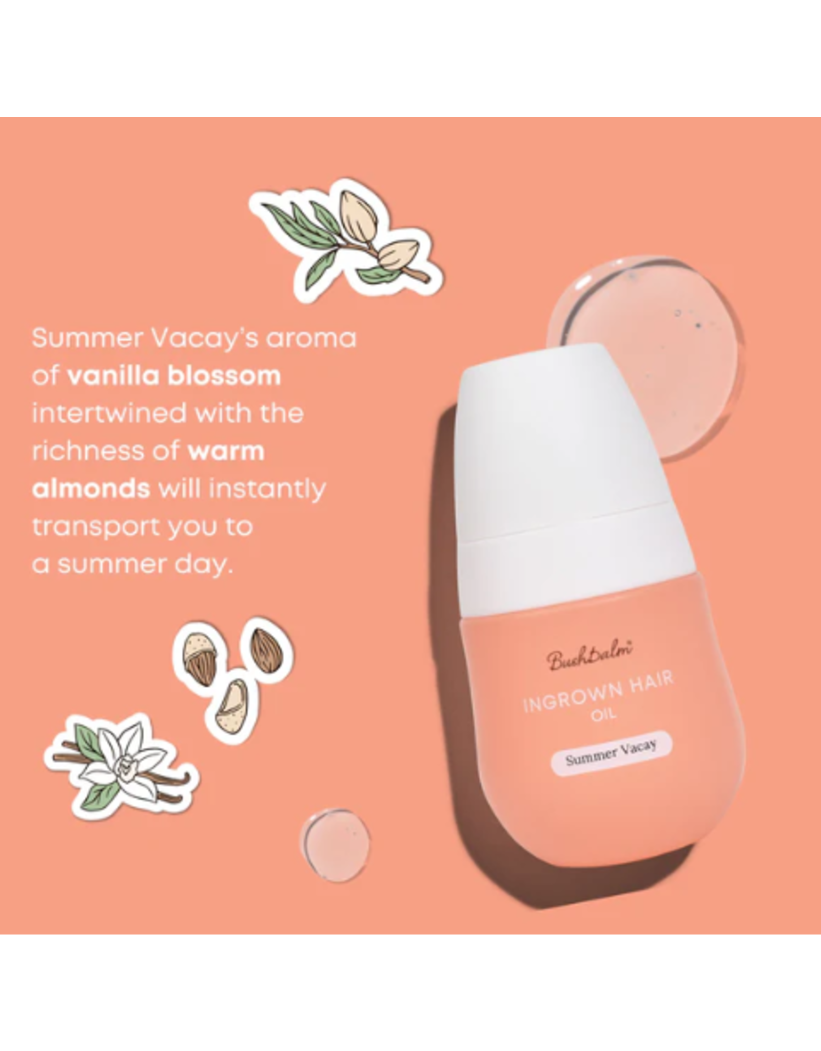 Bush Balm Bush Balm - Ingrown Hair Oil - Summer Vacay