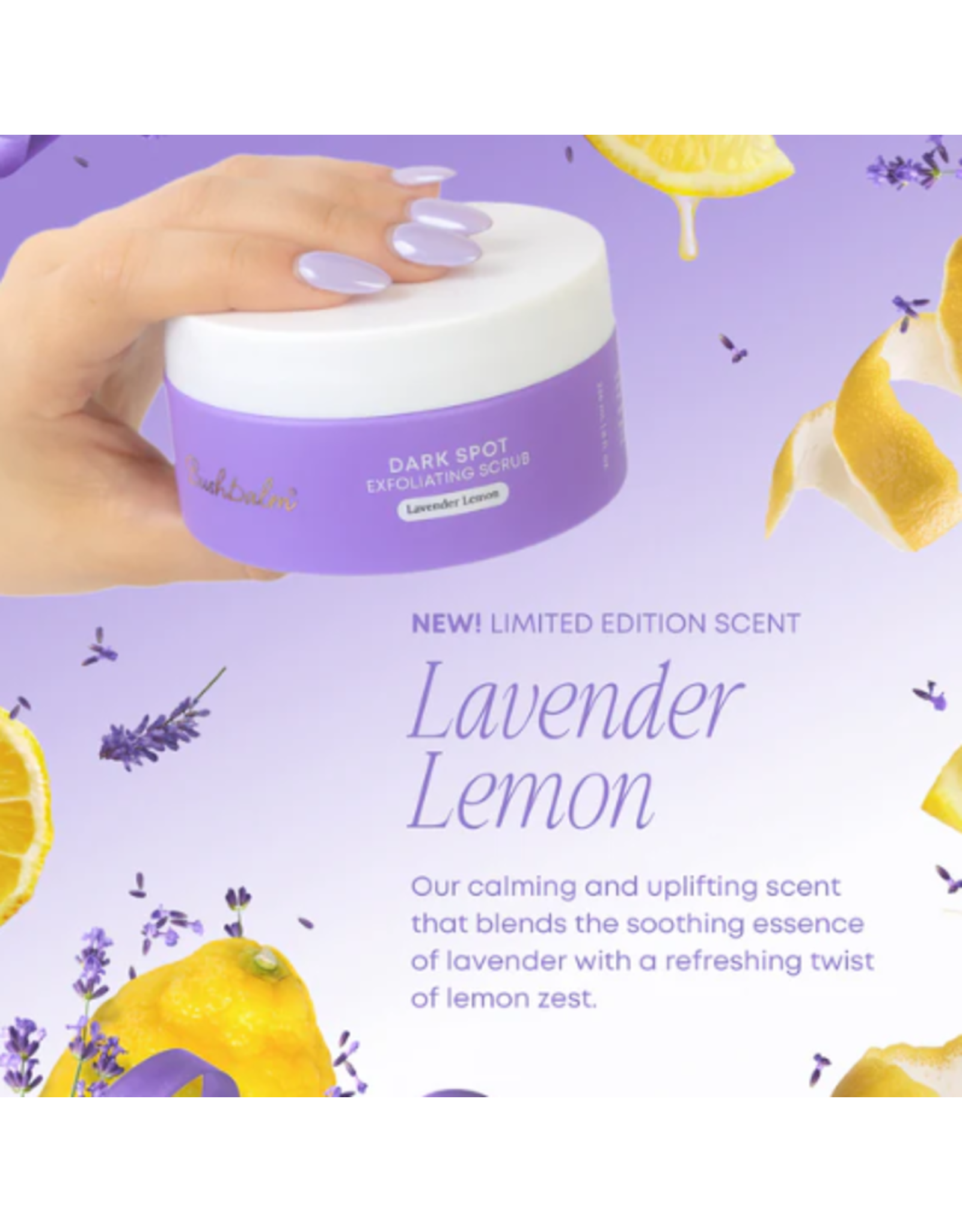 Bush Balm Bush Balm - Dark Spot Exfoliating Scrub - Lavender Lemon