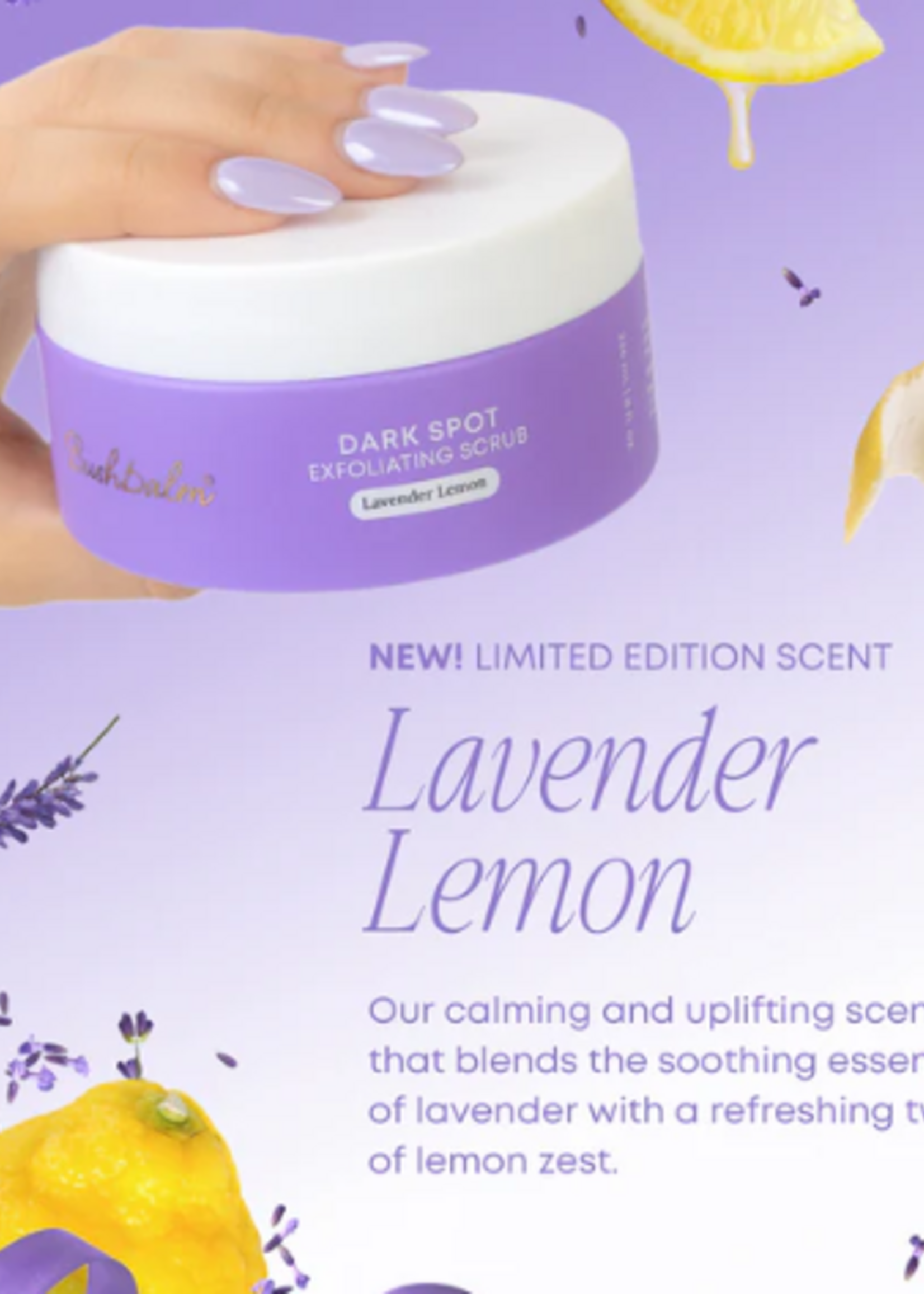 Bush Balm Bush Balm - Dark Spot Exfoliating Scrub - Lavender Lemon