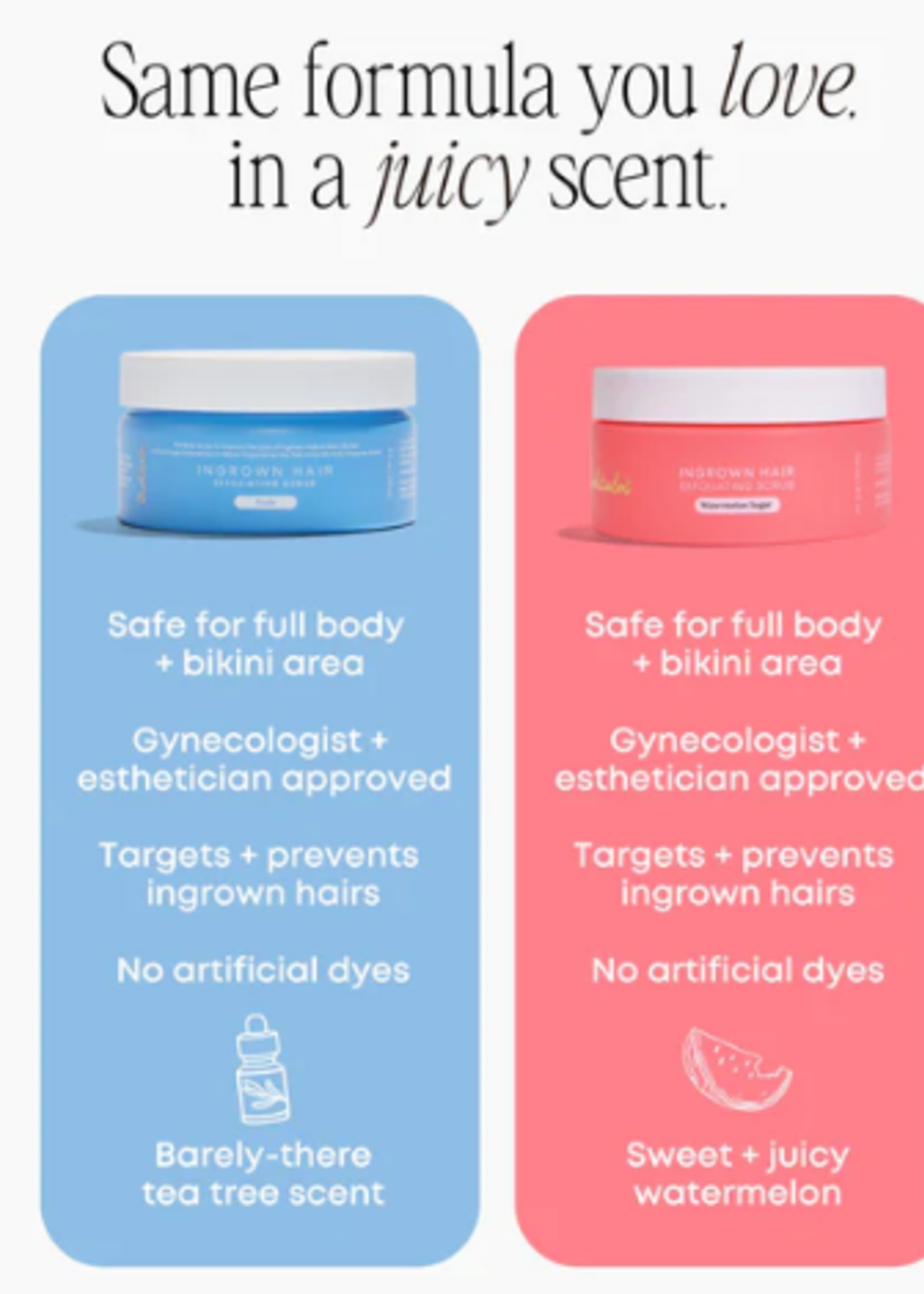 Bush Balm Bush Balm - Ingrown Hair Exfoliating Scrub - Watermelon Sugar
