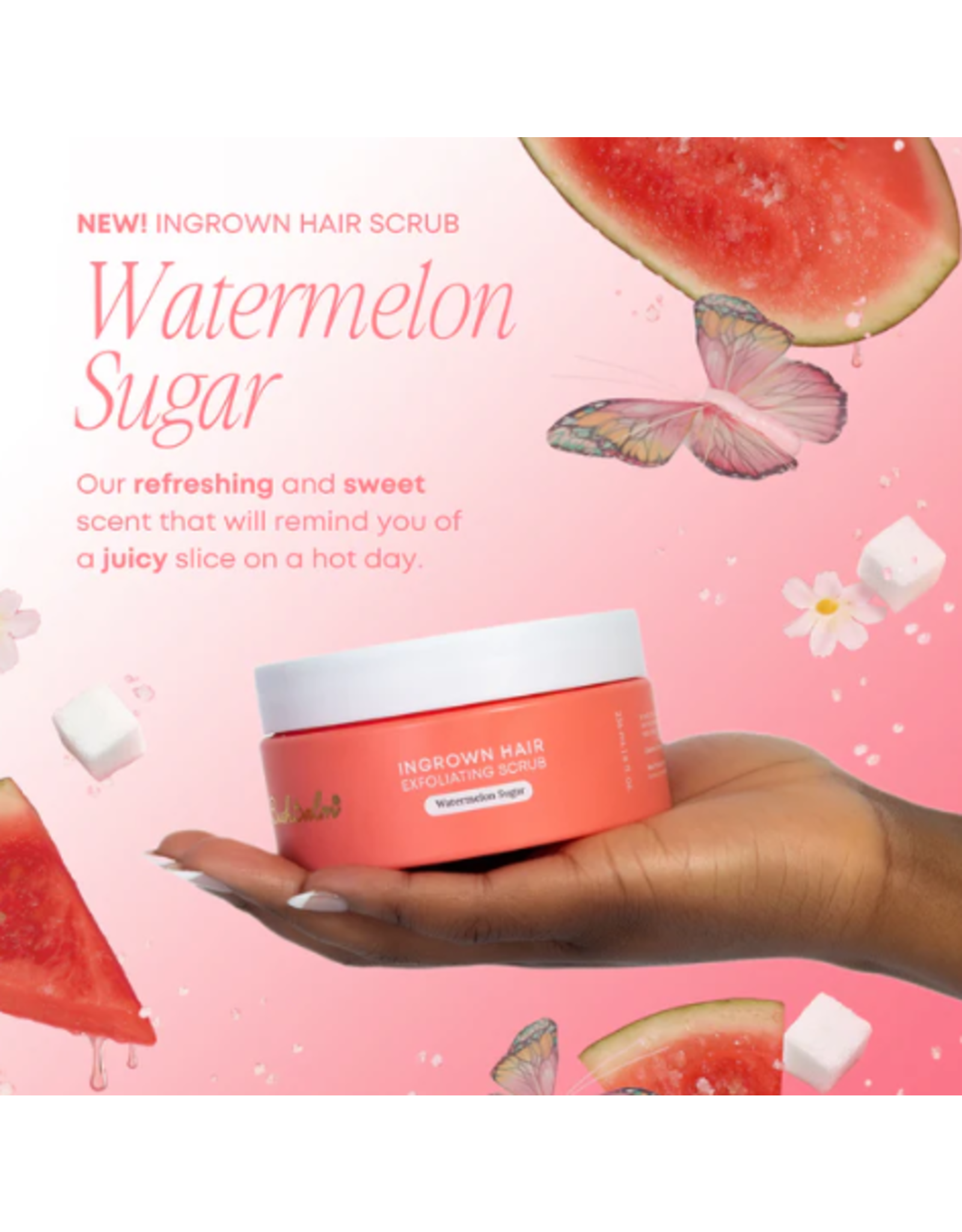 Bush Balm Bush Balm - Ingrown Hair Exfoliating Scrub - Watermelon Sugar