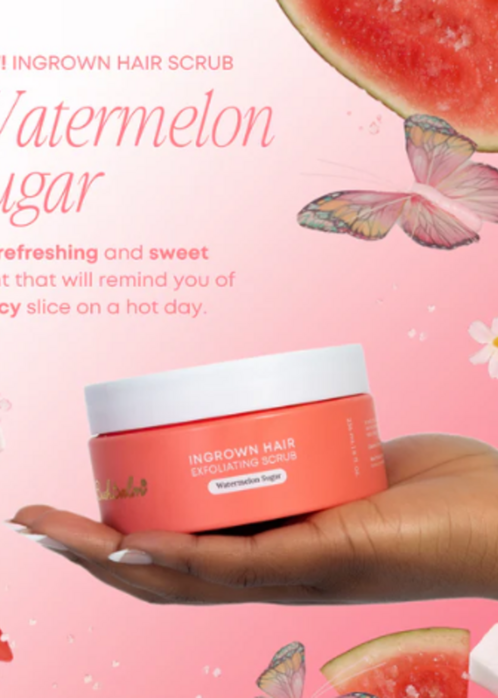 Bush Balm Bush Balm - Ingrown Hair Exfoliating Scrub - Watermelon Sugar