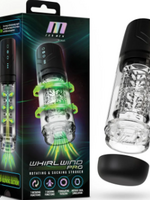 Blush Novelties M for Men - Whirlwind Pro - Rotating Sucking Stroker