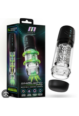 Blush Novelties M for Men - Whirlwind Pro - Rotating Sucking Stroker