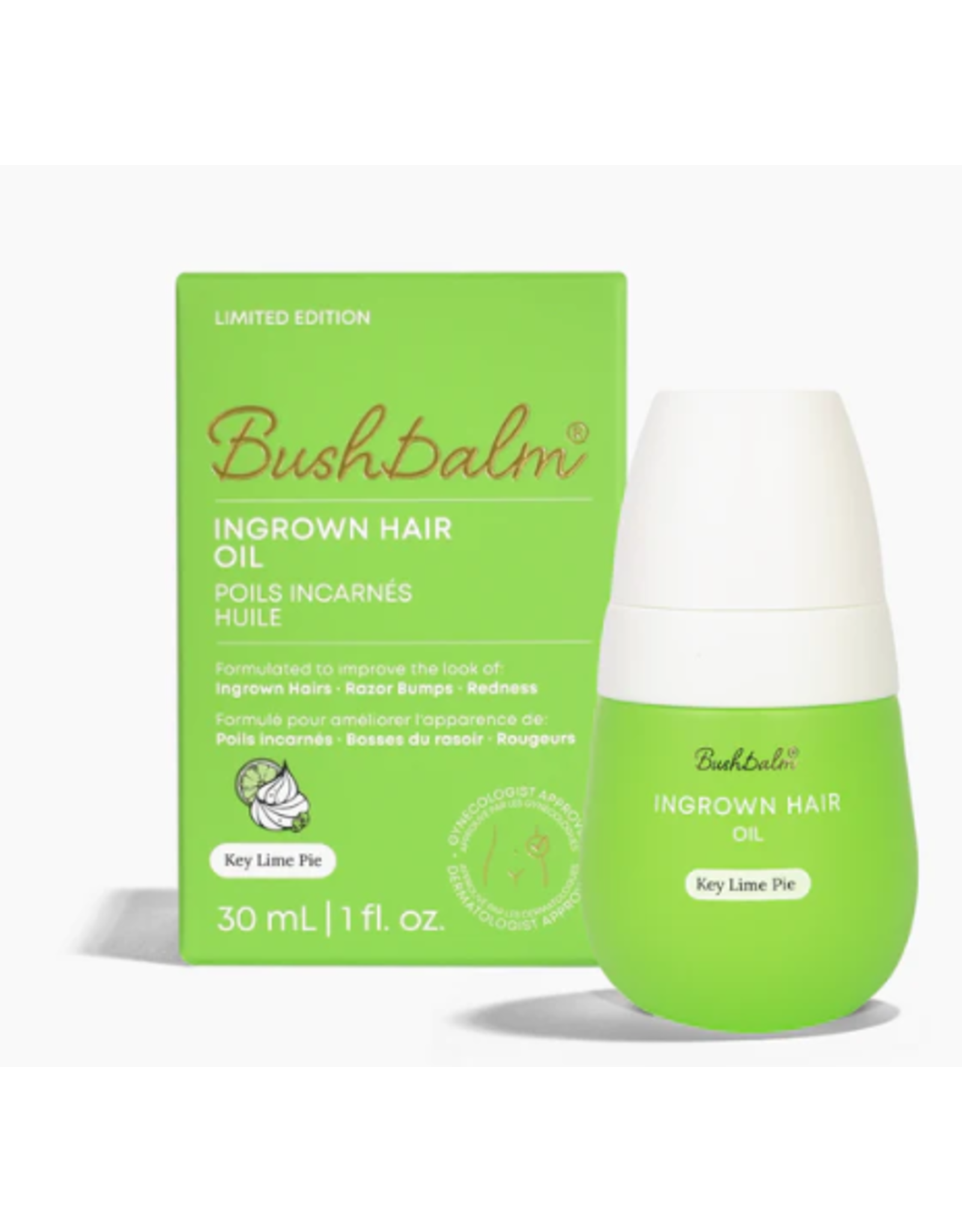 Bush Balm Bush Balm - Ingrown Hair Oil (30ml) - Key Lime Pie