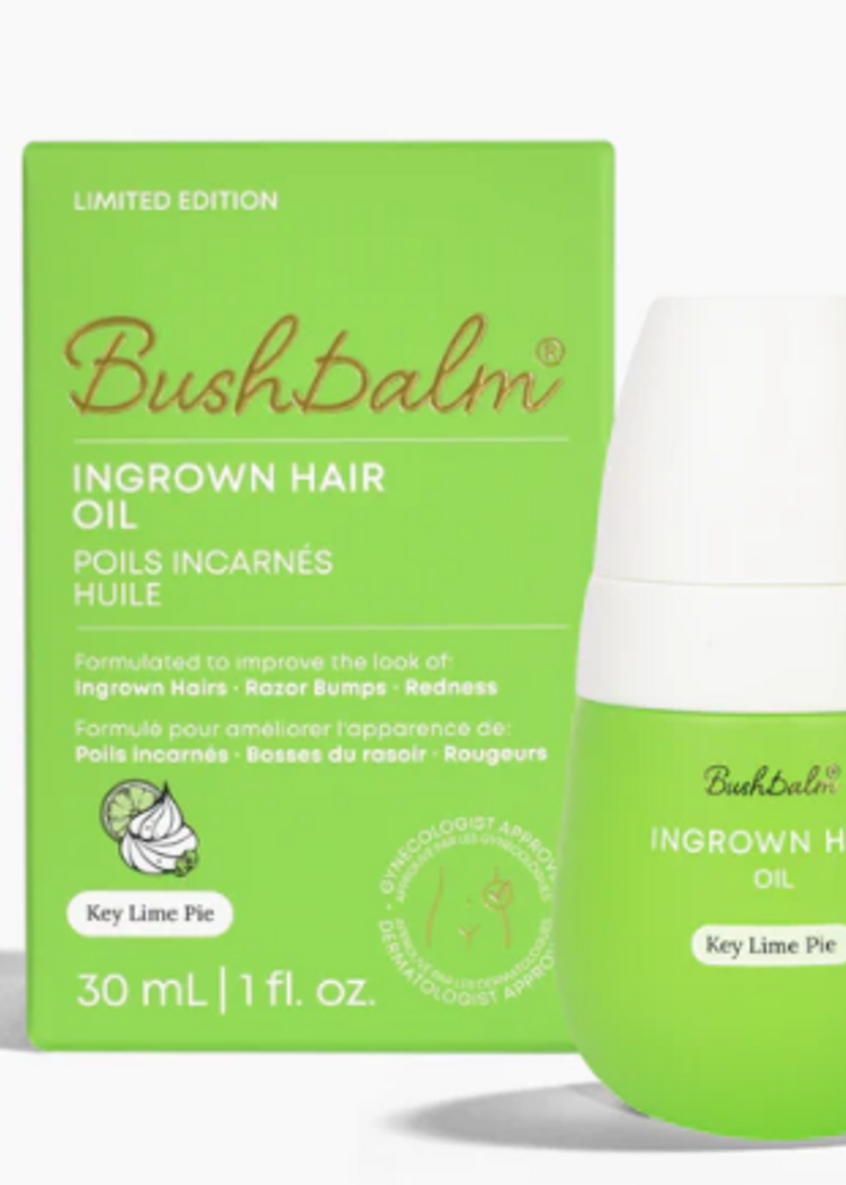 Bush Balm Bush Balm - Ingrown Hair Oil (30ml) - Key Lime Pie