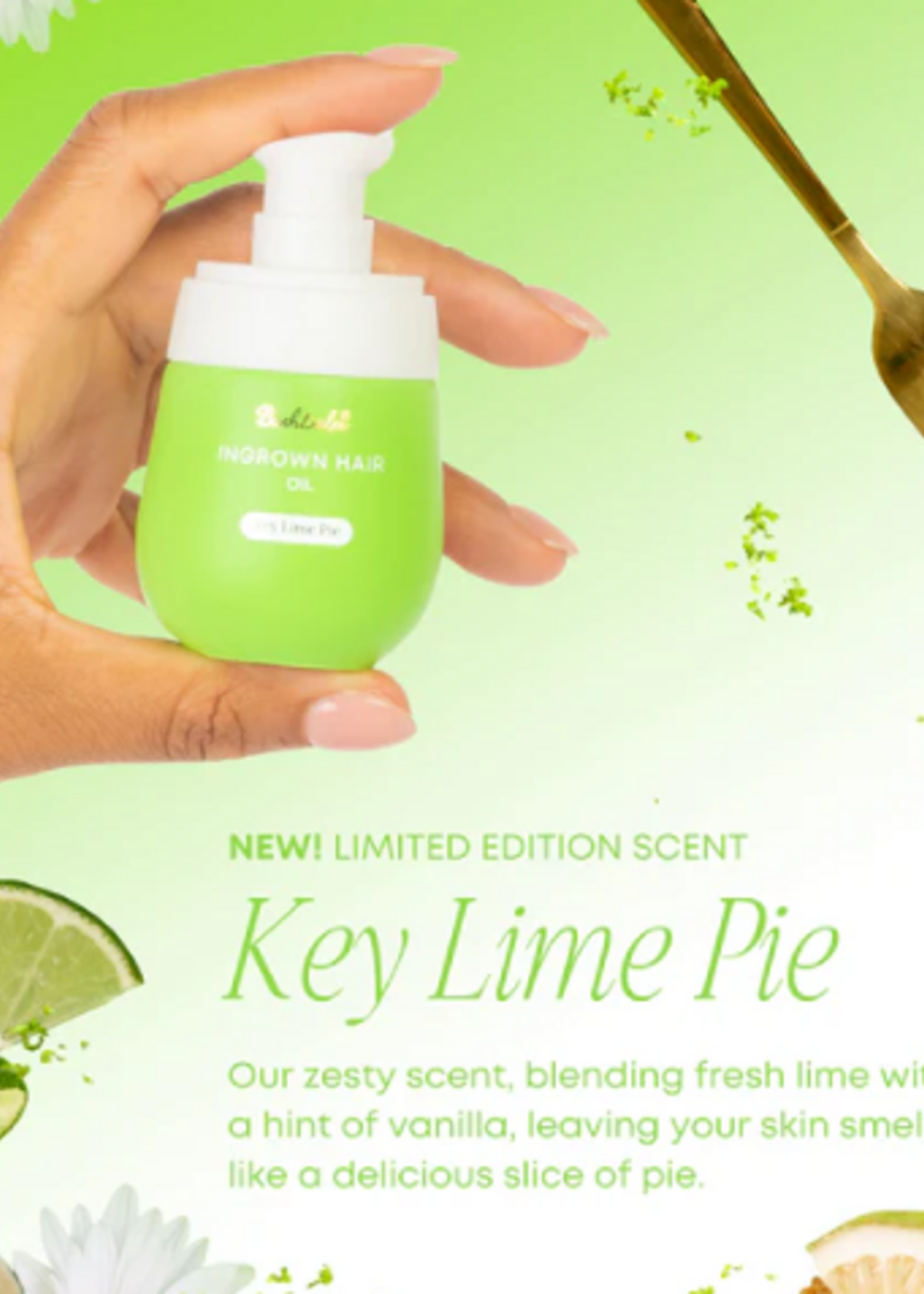 Bush Balm Bush Balm - Ingrown Hair Oil (30ml) - Key Lime Pie