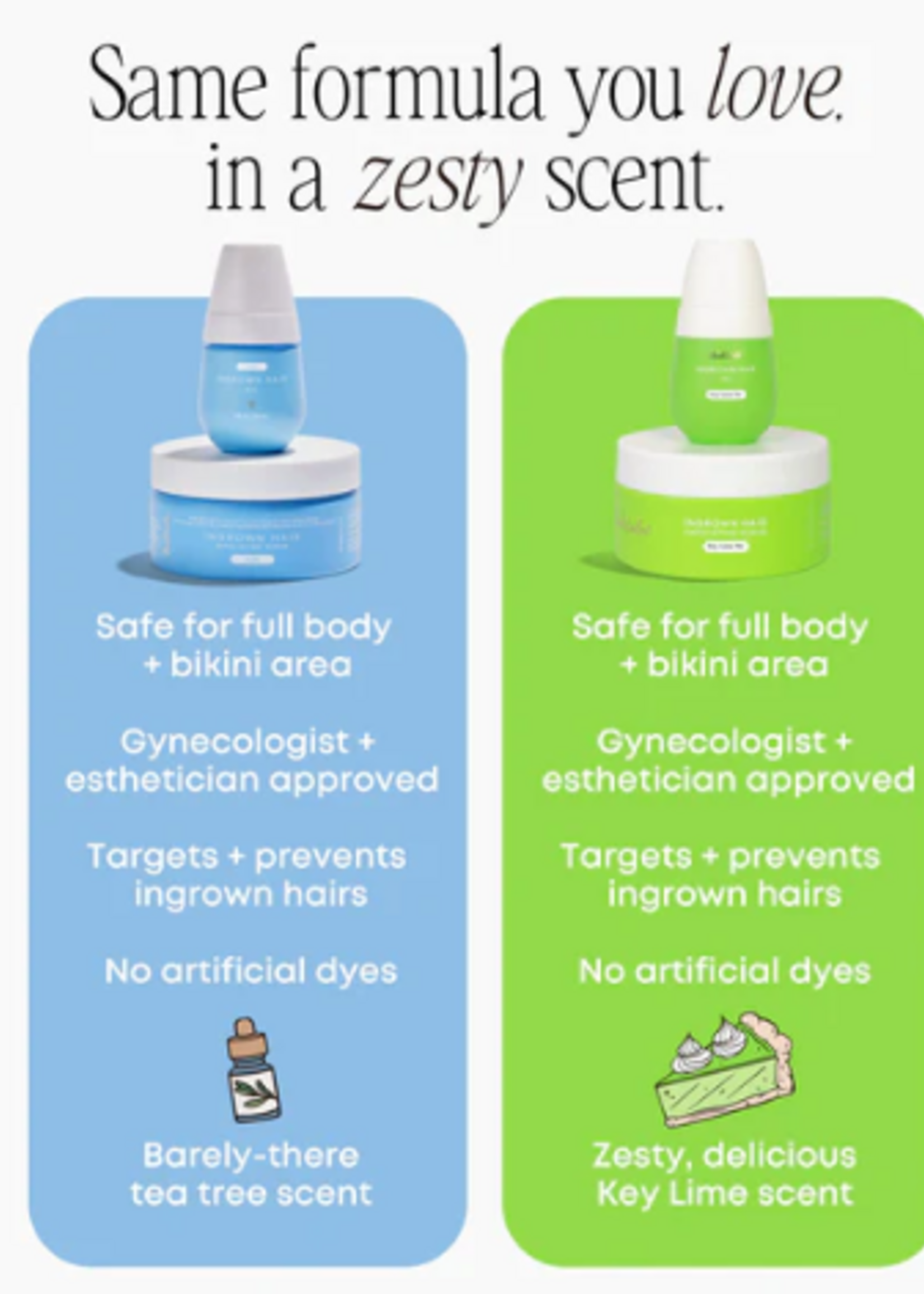 Bush Balm Bush Balm - Ingrown Hair Exfoliating Scrub - Key Lime Pie