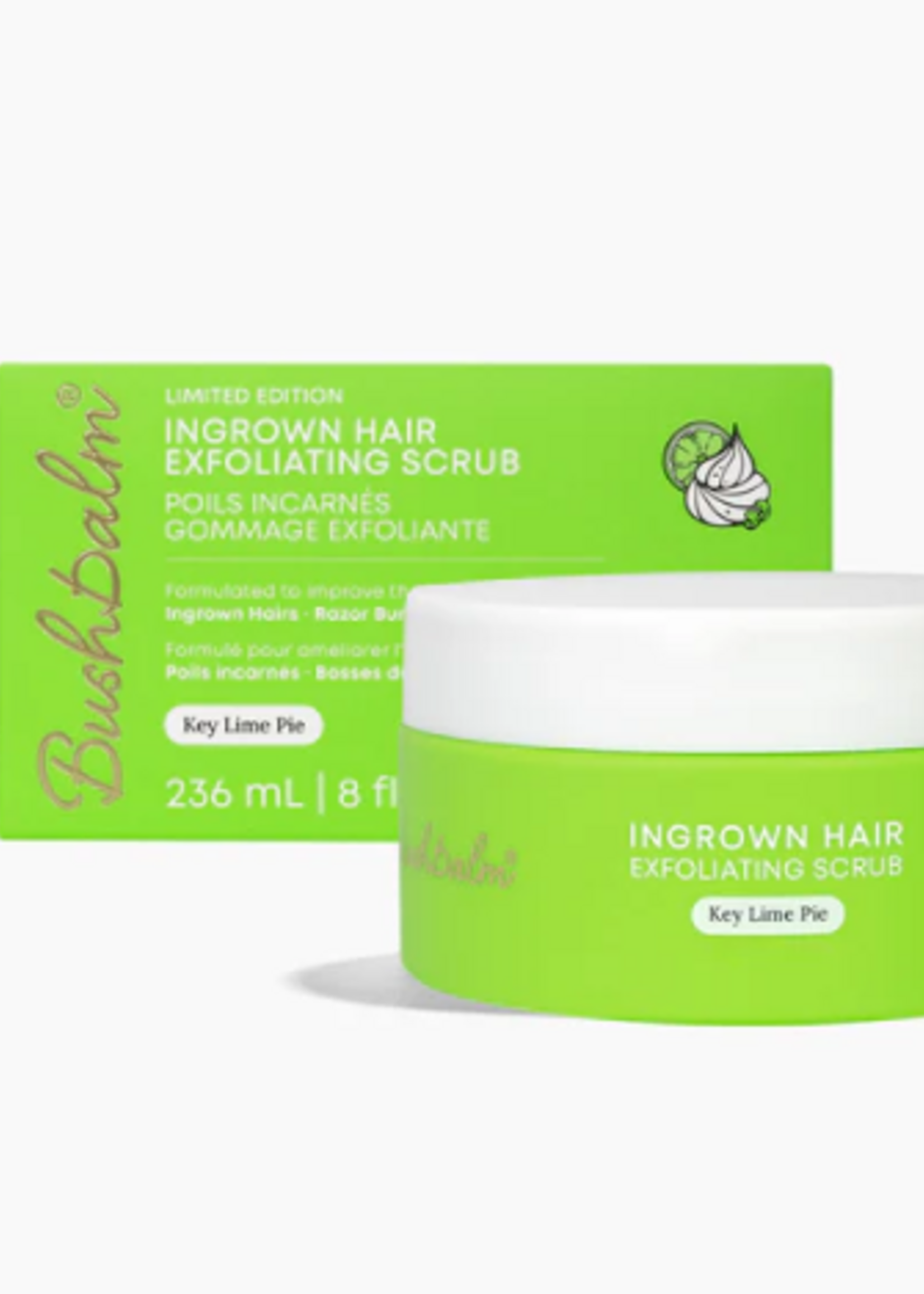 Bush Balm Bush Balm - Ingrown Hair Exfoliating Scrub - Key Lime Pie