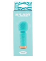 BMS Factory M'Lady Mini Vibrator Wand - Teal