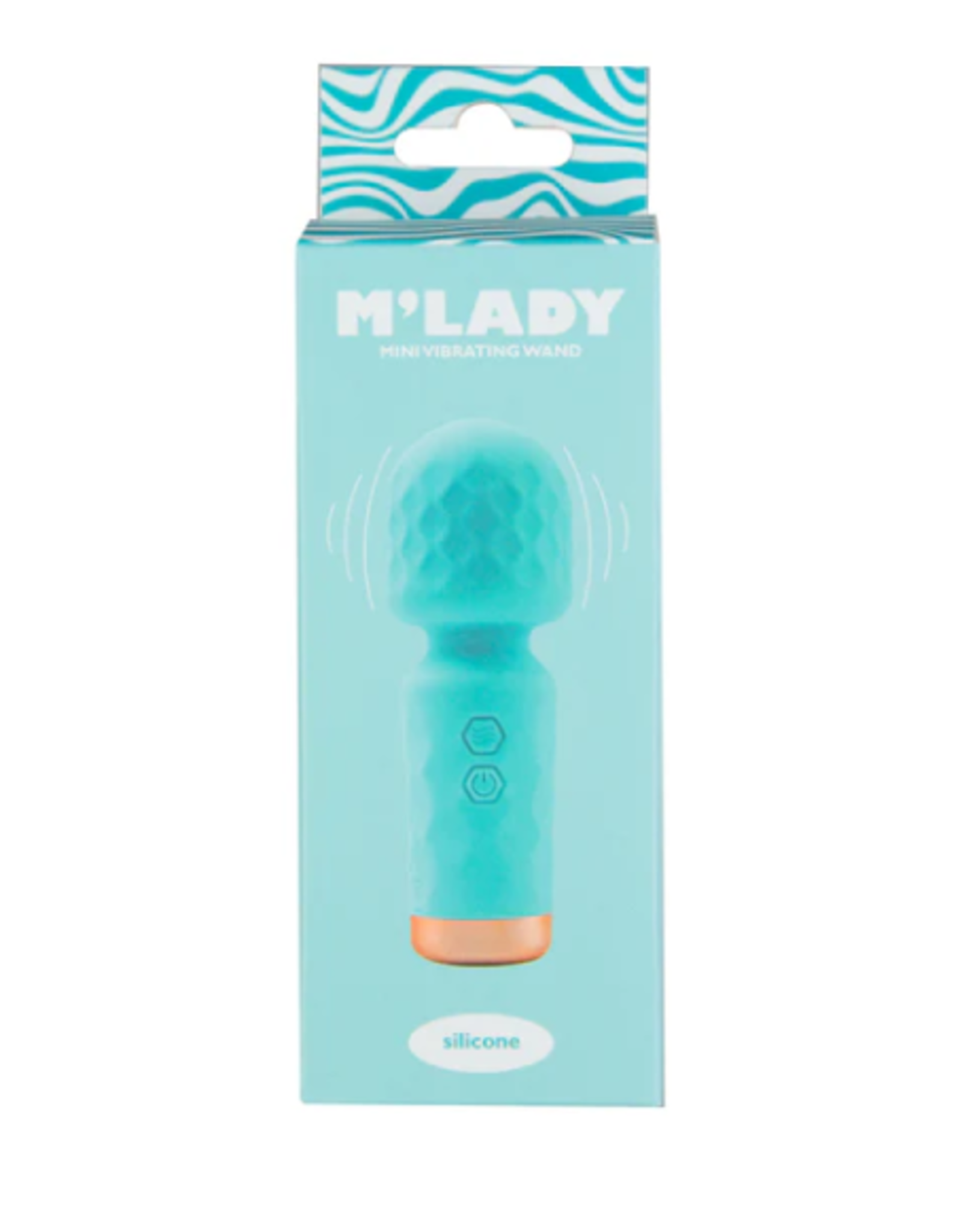 BMS Factory M'Lady Mini Vibrator Wand - Teal