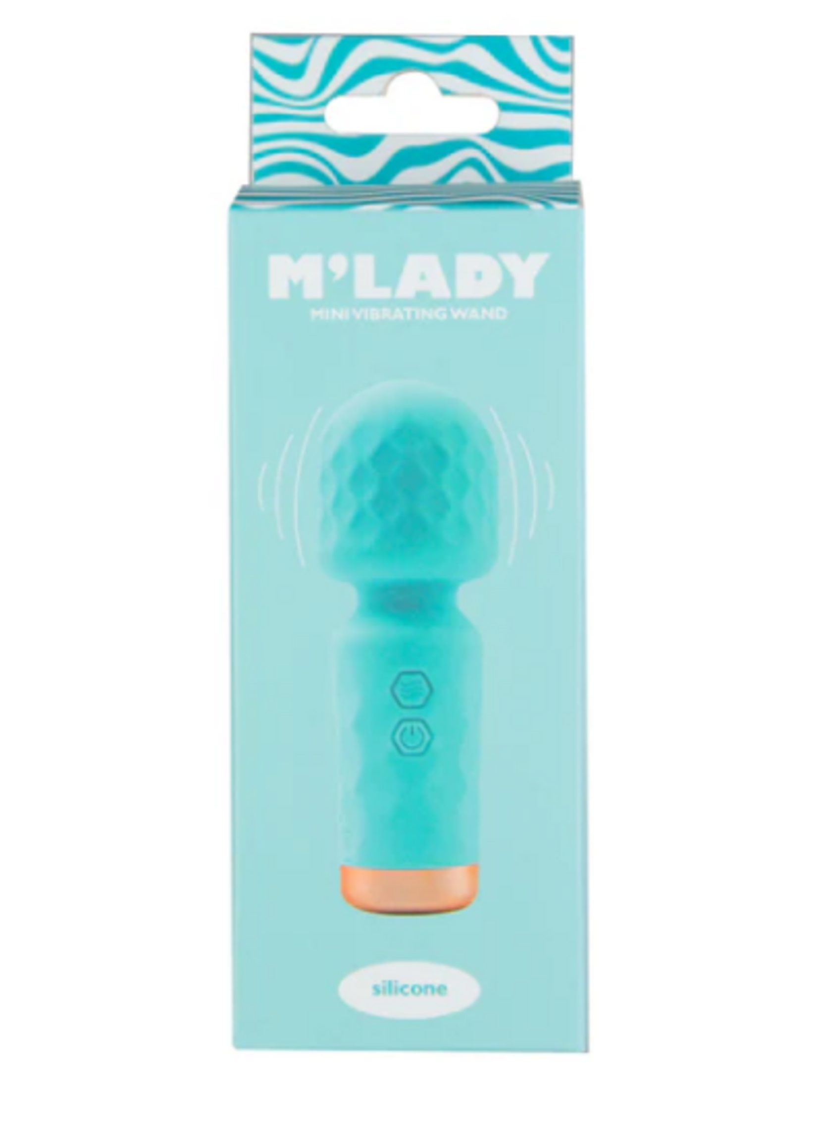 BMS Factory M'Lady Mini Vibrator Wand - Teal