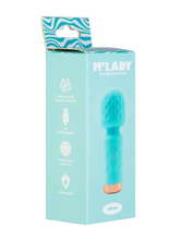 BMS Factory M'Lady Mini Vibrator Wand - Teal