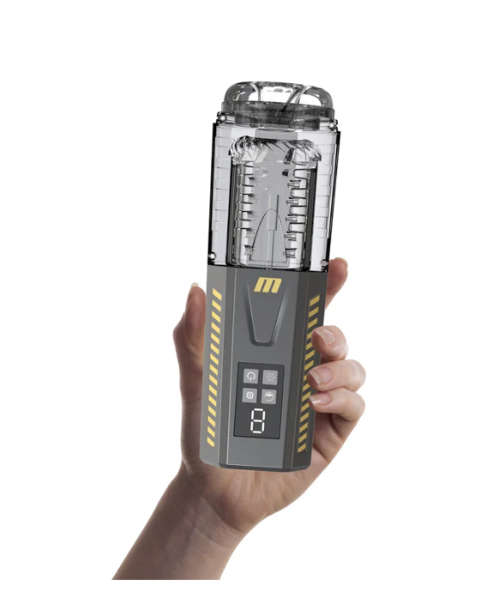 Blush Novelties Blush- M for Men SpinMaster Pro Vibrating Rotating Stroker