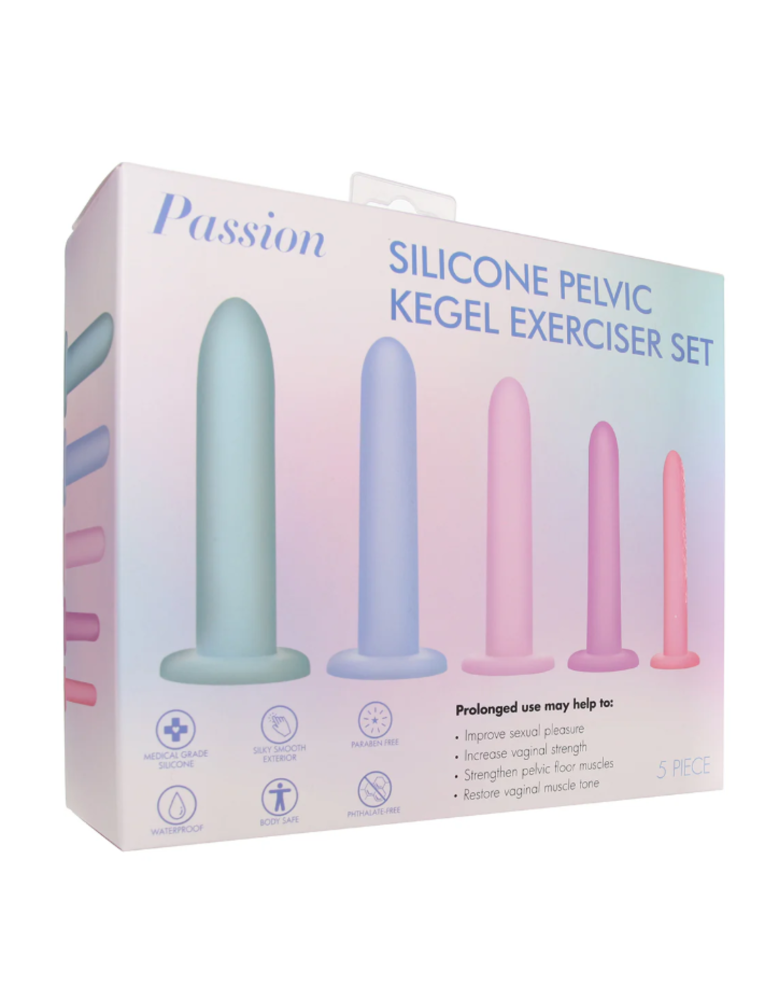 Passion Silicone Pelvic Dilator and Kegal Set