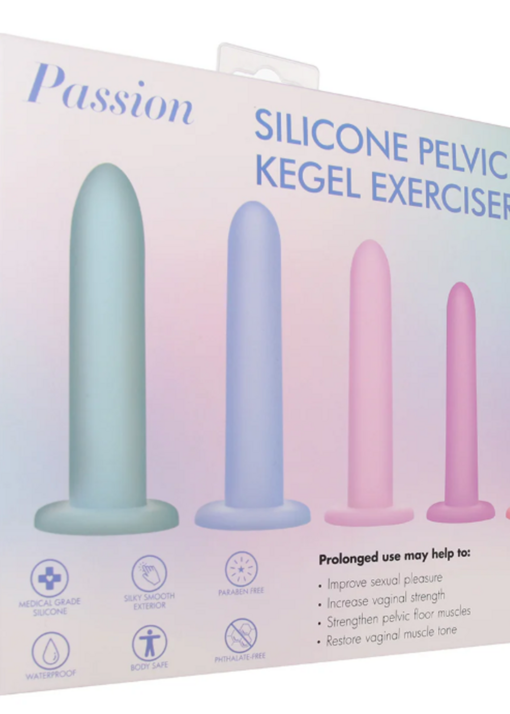 Passion Silicone Pelvic Dilator and Kegal Set