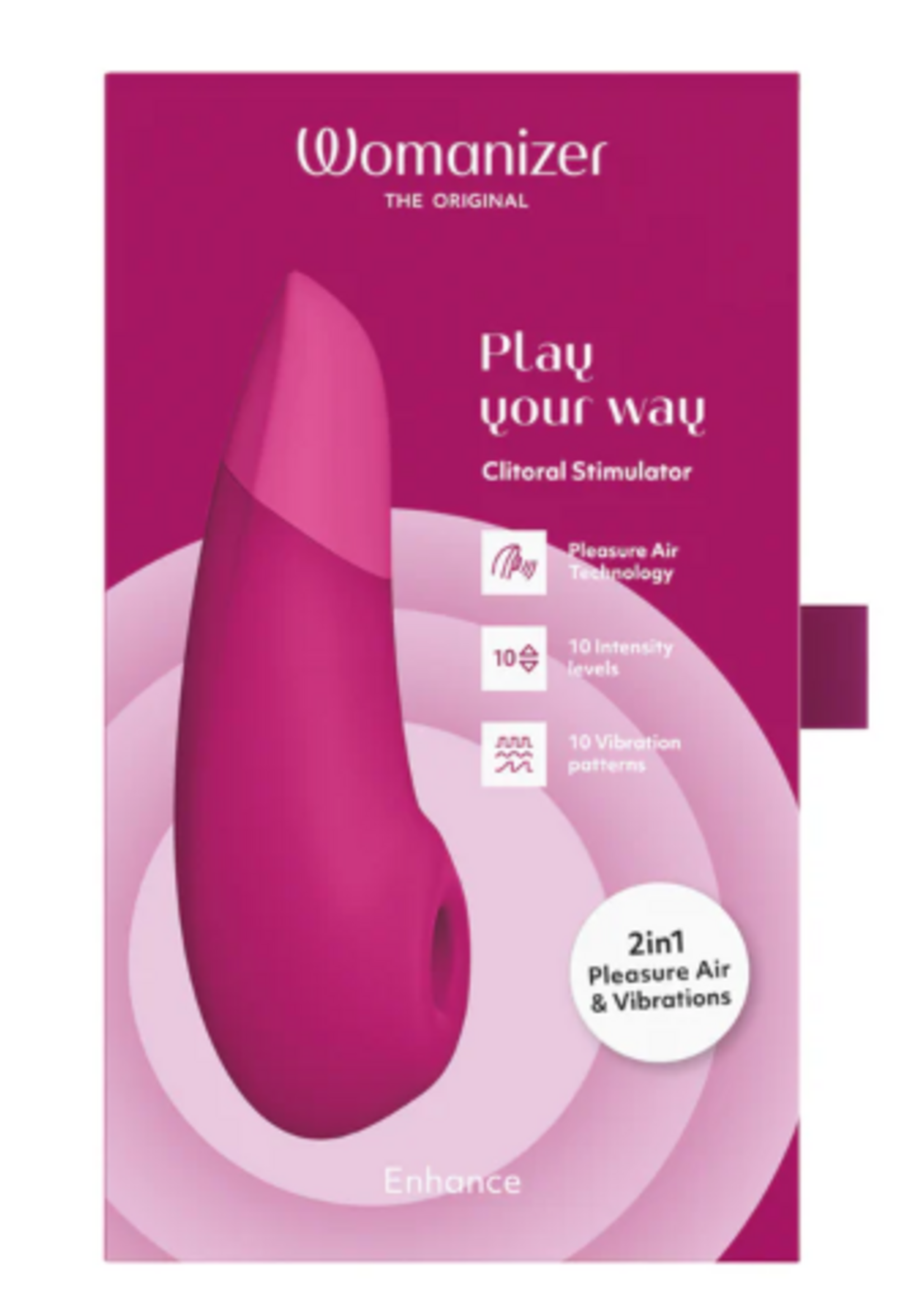 Womanizer Womanizer Enhance 2in1 - Vibrant Pink