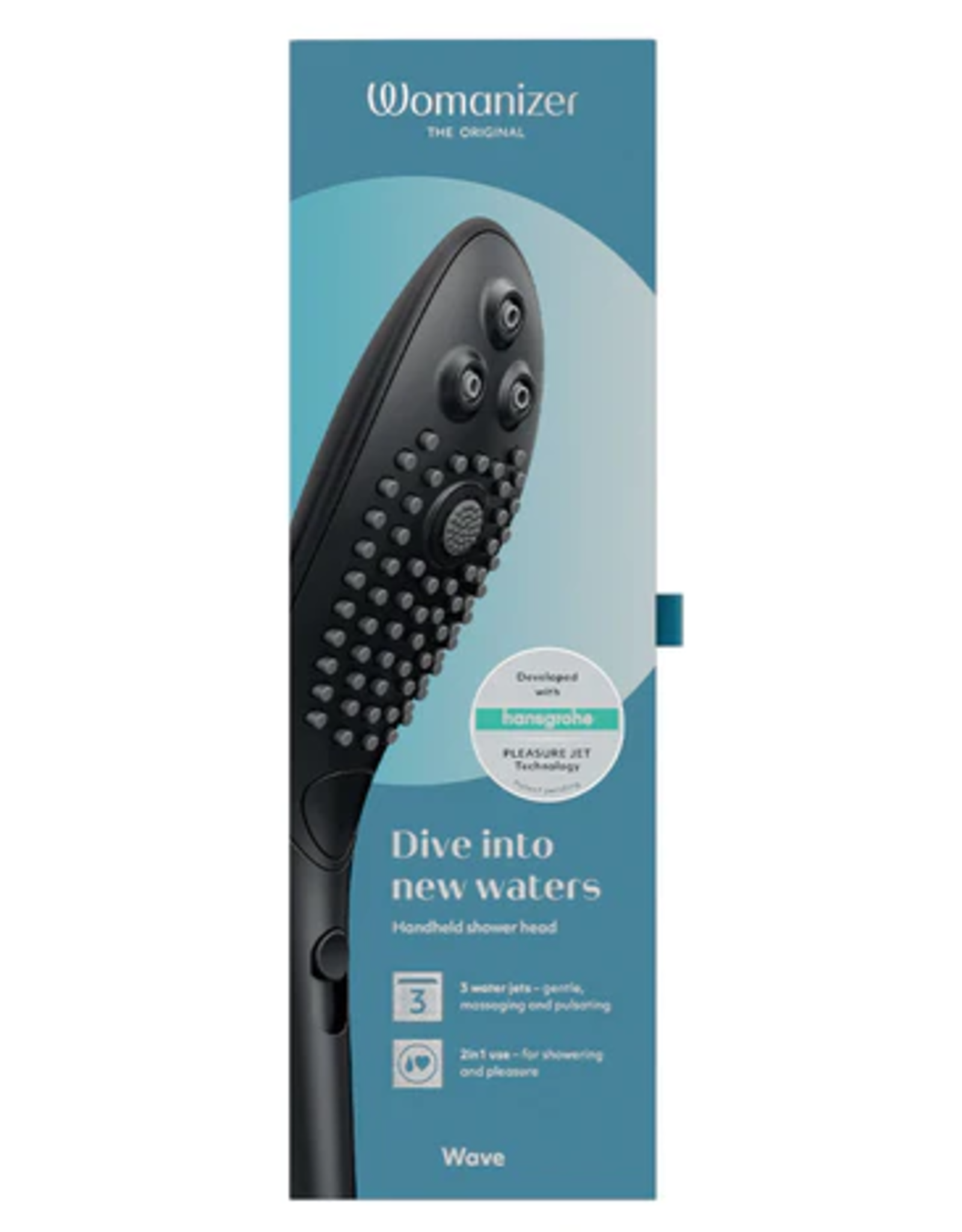 Womanizer Womanizer - The Wave  HandHeld Shower Head - Black