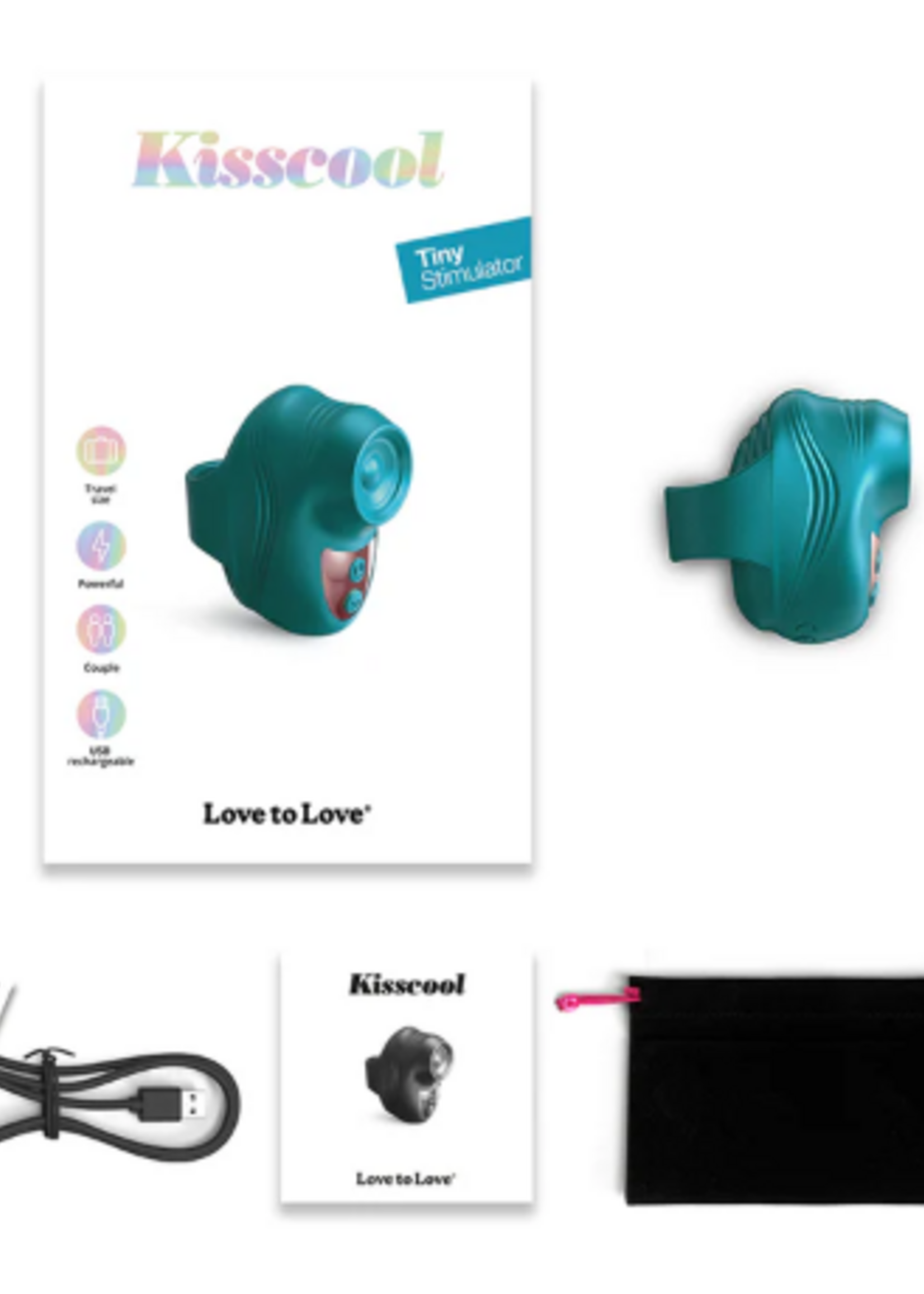 Love To Love Kisscool - Iridescent Teal