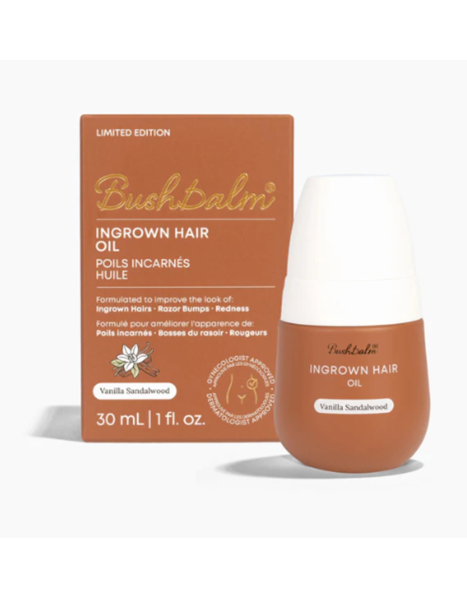 Bush Balm Bush Balm - Ingrown Hair Oil - Vanilla Sandalwood