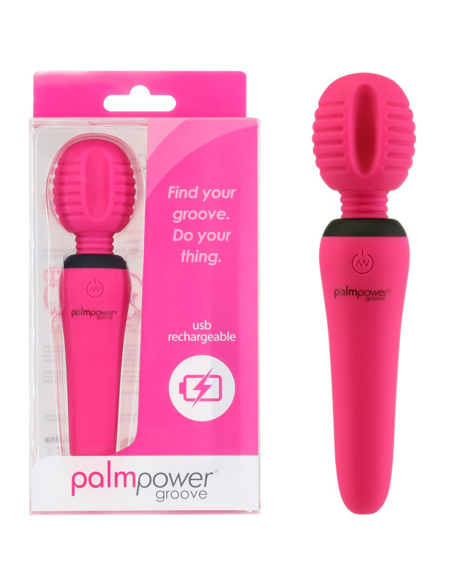 Palm Power Palm Power Groove Mini Wand - Fuchsia