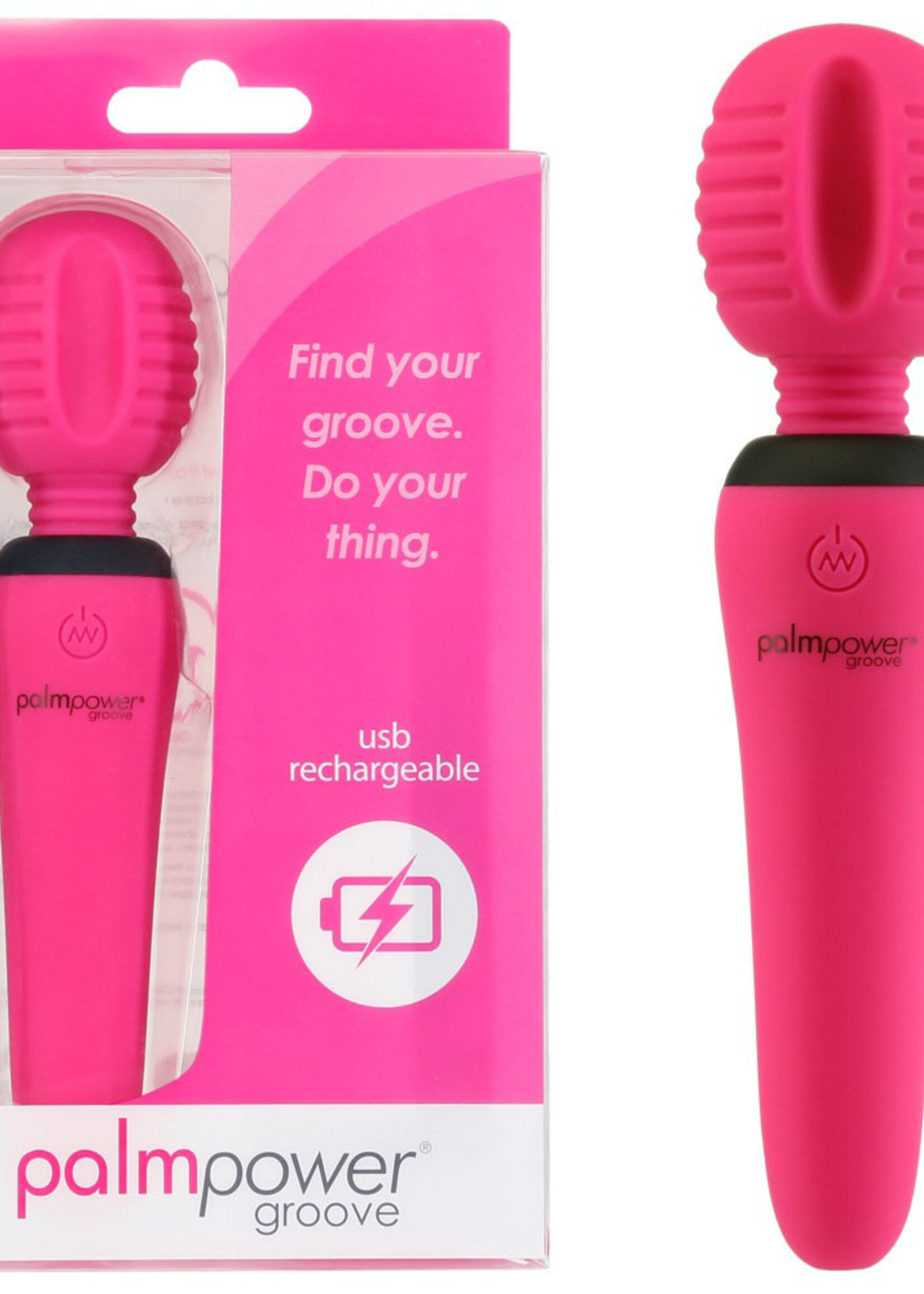 Palm Power Palm Power Groove Mini Wand - Fuchsia