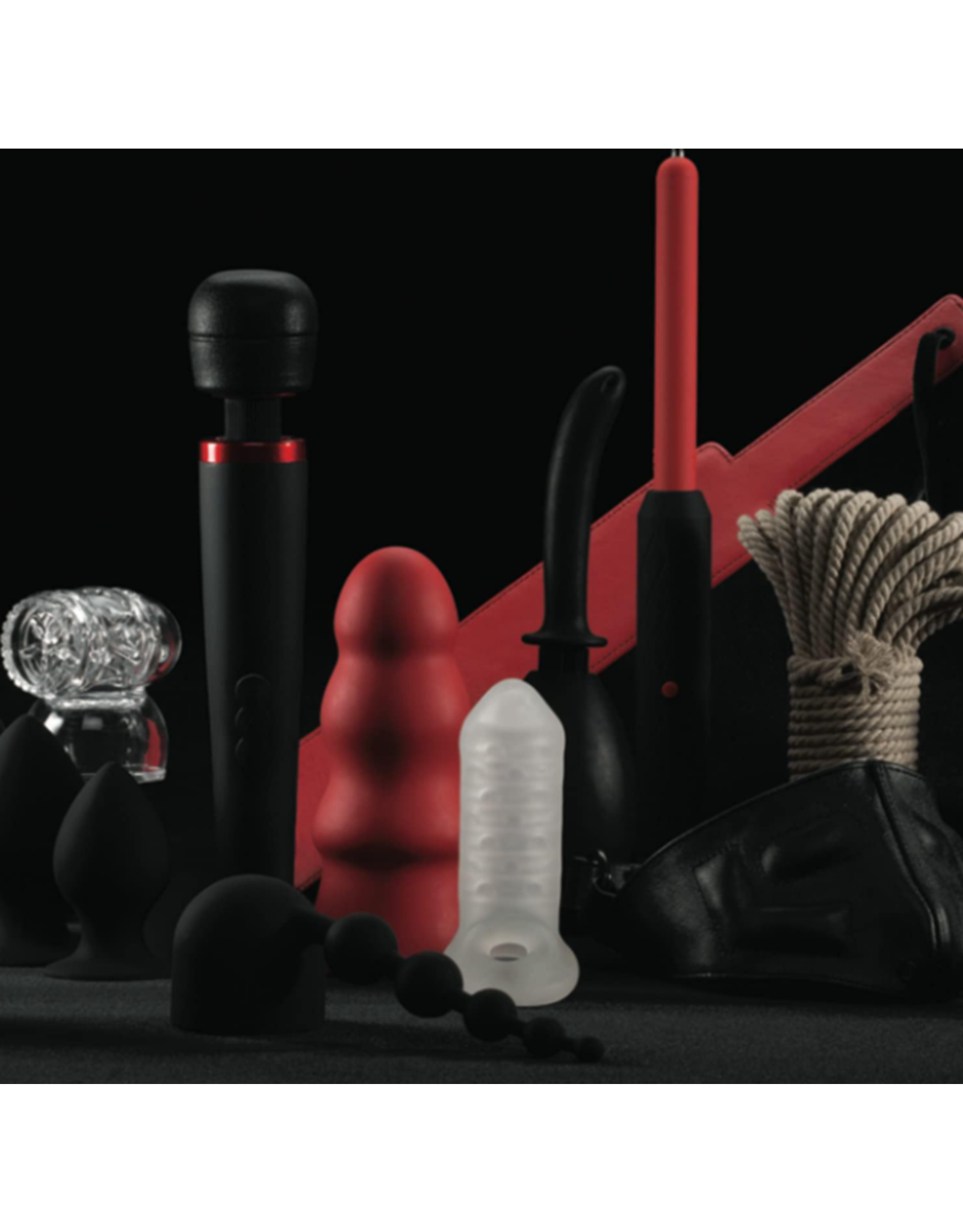 Doc Johnson Kink - Silicone Powerwand - Black