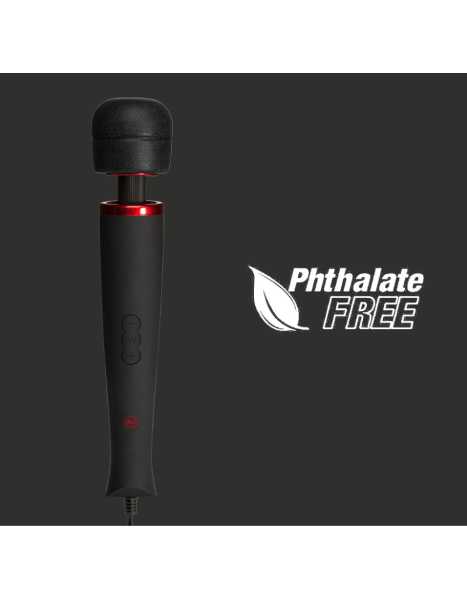 Doc Johnson Kink - Silicone Powerwand - Black