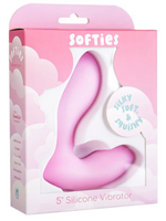 BMS Factory Softies - 5" Silicone Vibrator - Pink