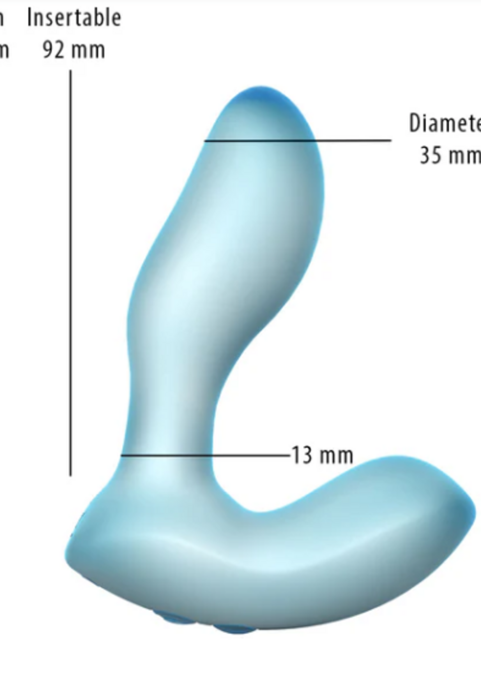 BMS Factory Softies - 5" Silicone Vibrator - Blue