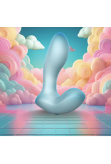 BMS Factory Softies - 5" Silicone Vibrator - Blue