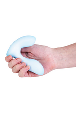 BMS Factory Softies - 5" Silicone Vibrator - Blue