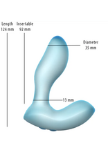 BMS Factory Softies - 5" Silicone Vibrator - Blue
