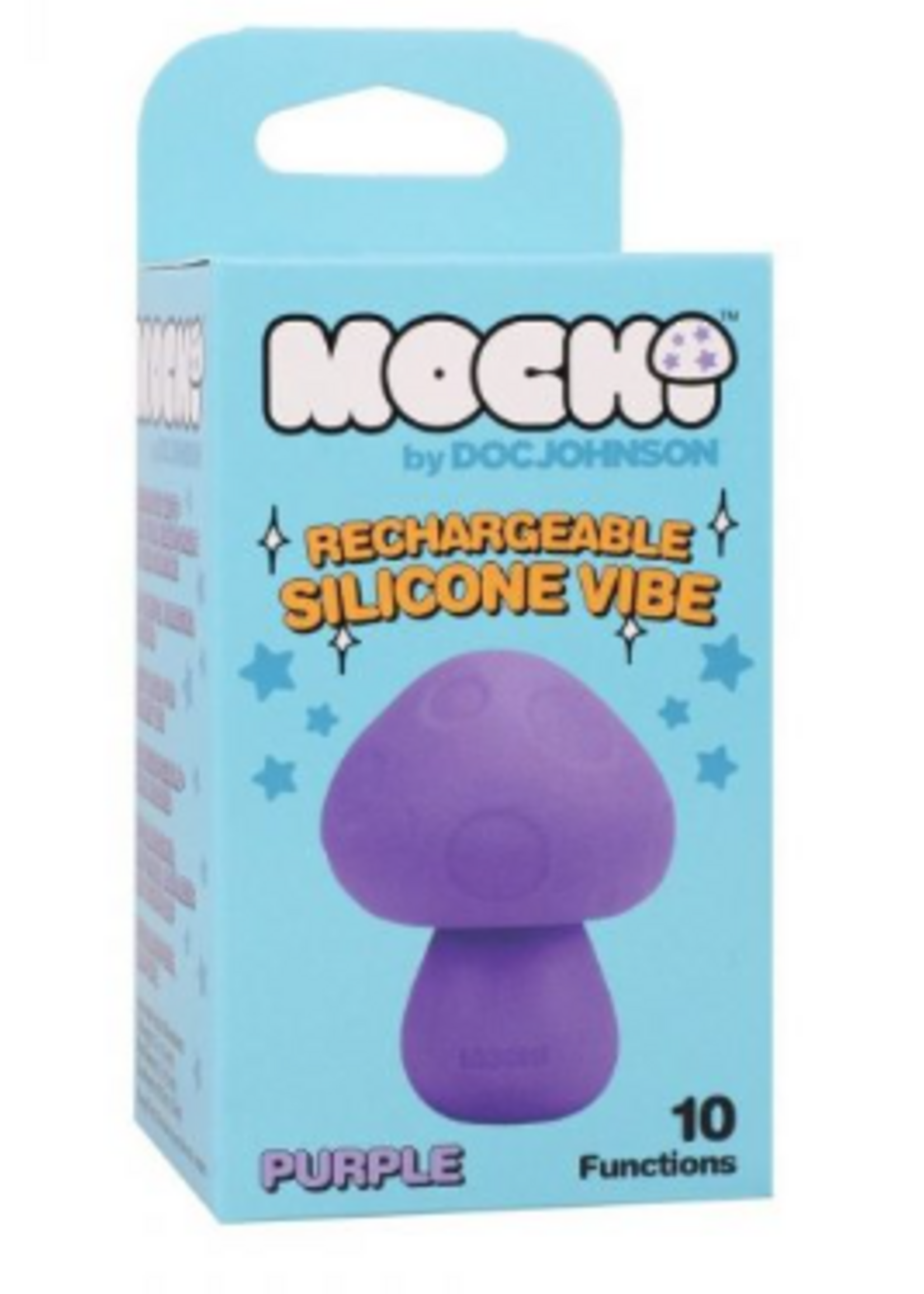 Doc Johnson Mochi - Rechargeable Silicone Vibe - Purple