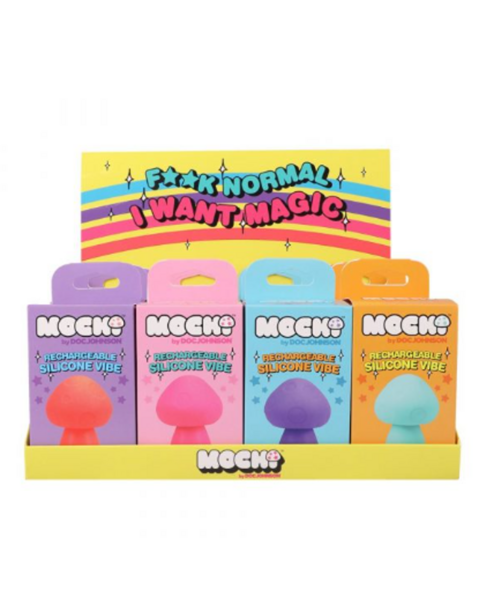 Doc Johnson Mochi - Rechargeable Silicone Vibe - Purple