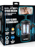 XR Brands Cyber Milker Stroking & Vibrating Masturbator