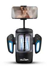 XR Brands Cyber Milker Stroking & Vibrating Masturbator