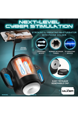 XR Brands Cyber Milker Stroking & Vibrating Masturbator