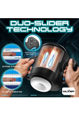 XR Brands Cyber Milker Stroking & Vibrating Masturbator