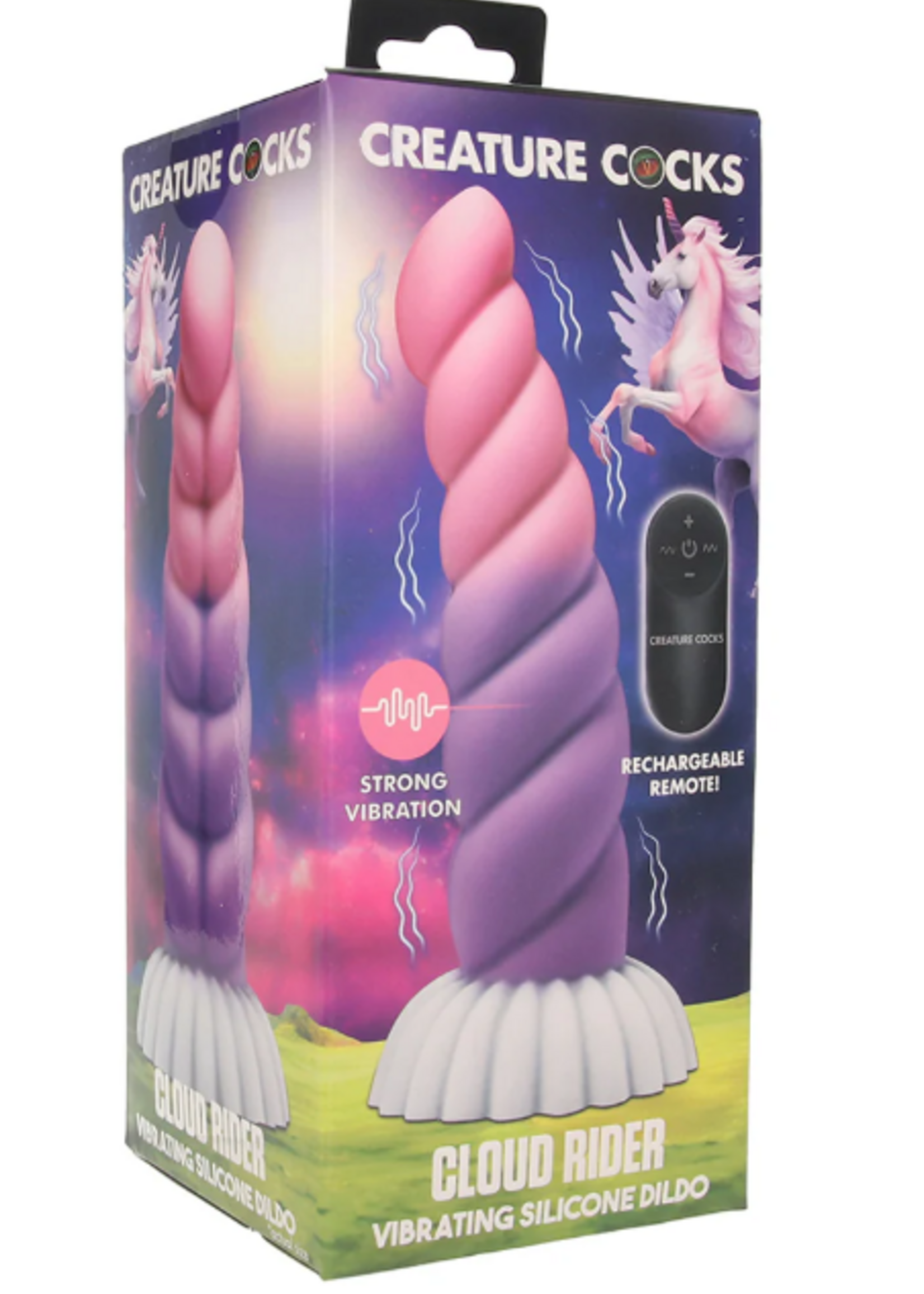 XR Brands Creature Cocks - Cloud Rider Vibrating