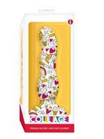 Icon Brands Collage - Cupcakes and Unicorn - Curvy Silicone Dildo