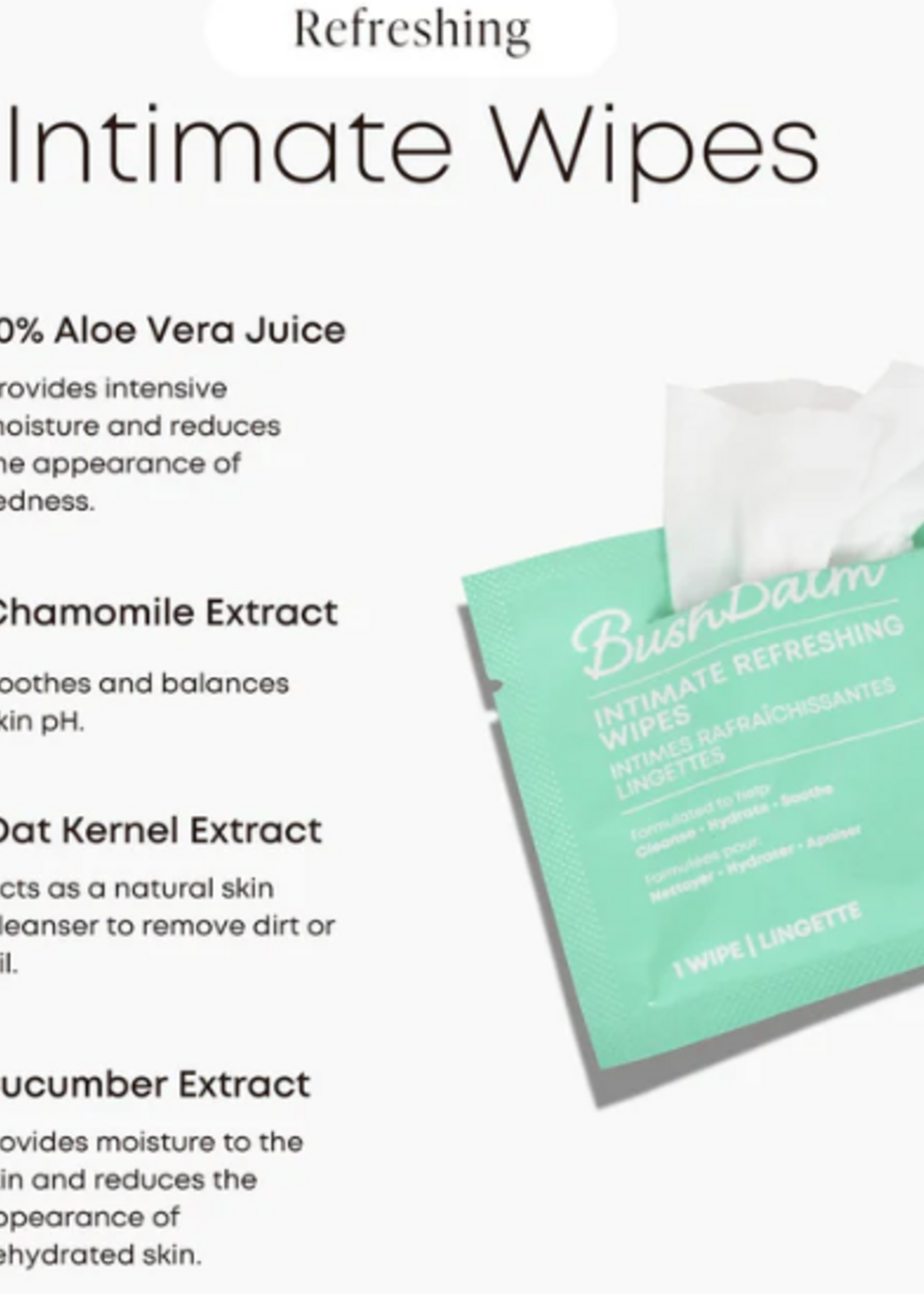 Bush Balm Bush Balm Intimate Refreshing Wipes 15-Pack
