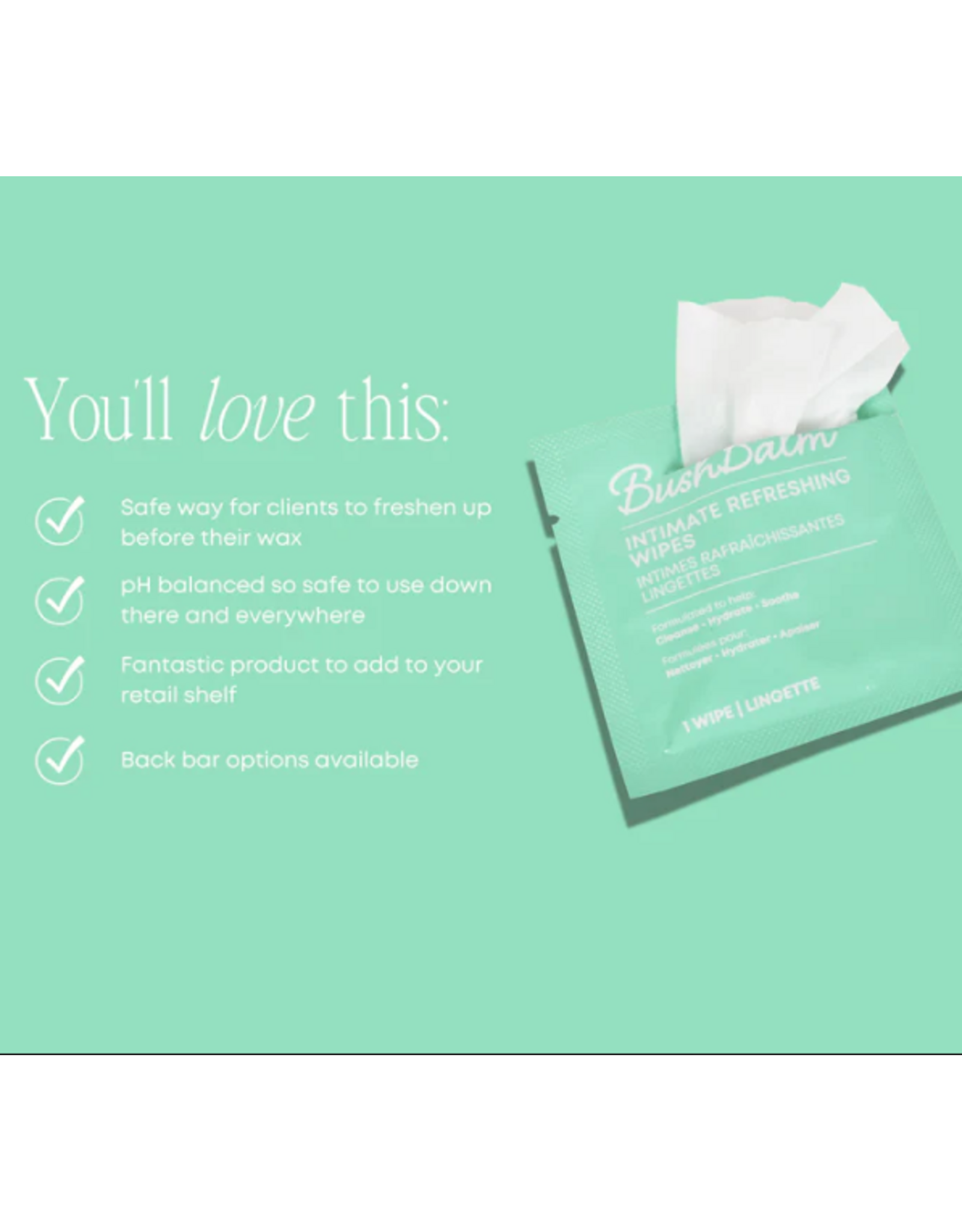 Bush Balm Bush Balm Intimate Refreshing Wipes 15-Pack