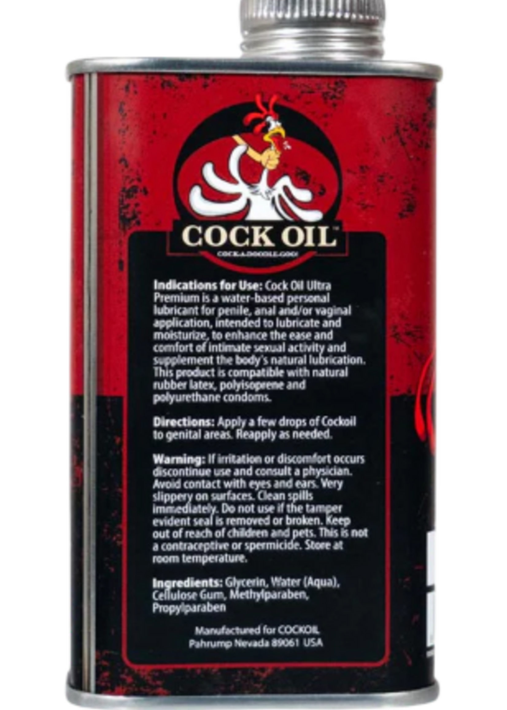 Cock Oil Cock Oil - Premium Lube - 9 oz