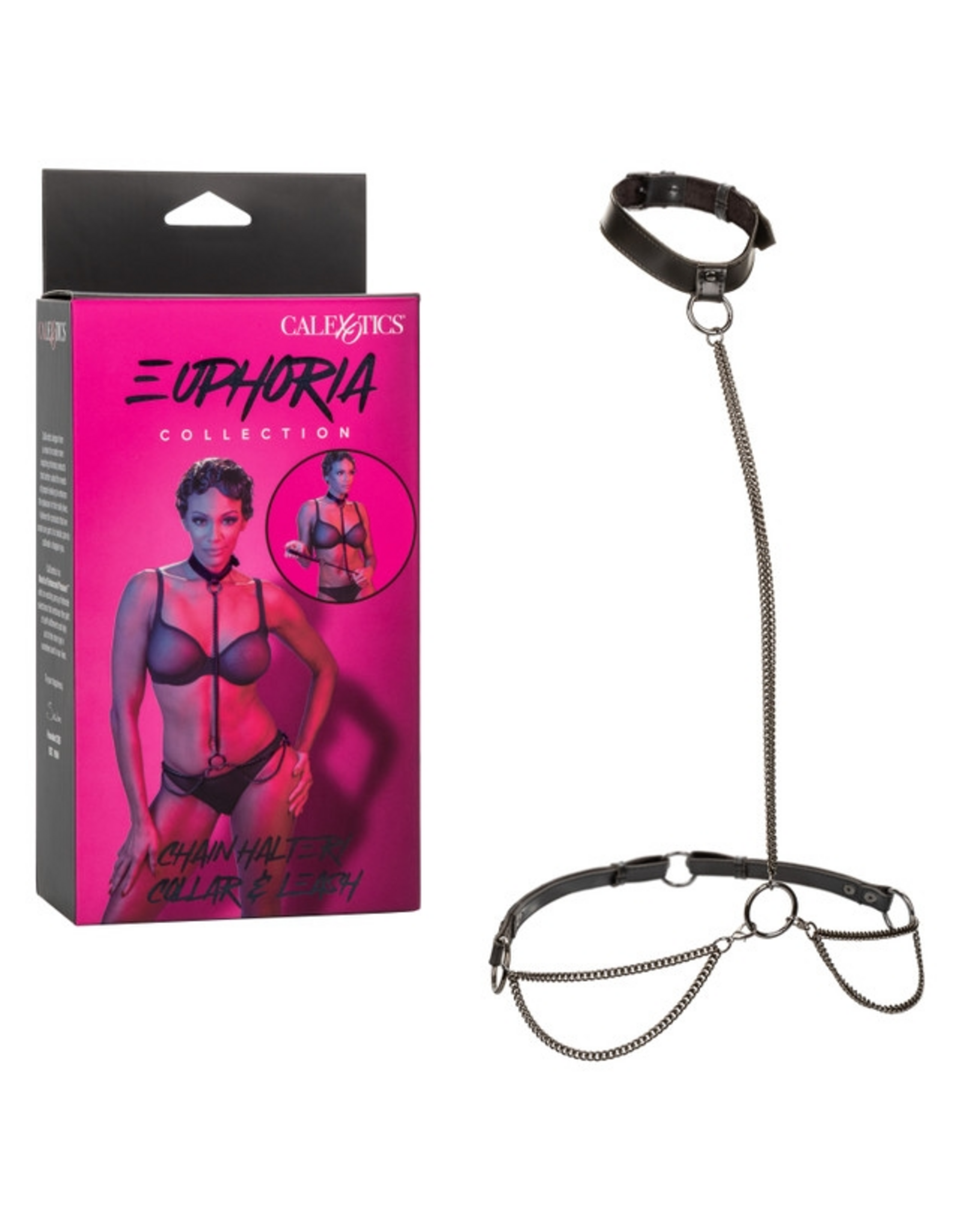 Calexotics Euphoria Collection - Chain Halter/Collar & Leash