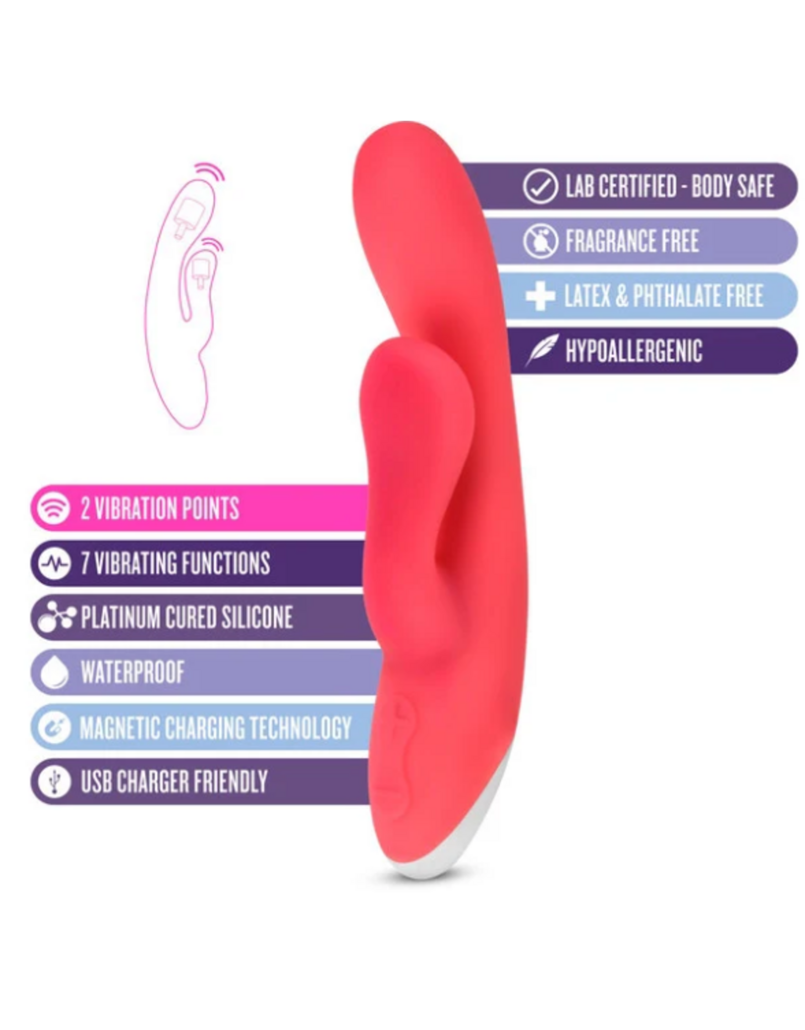 Blush Novelties Hop - Trix - Cerise